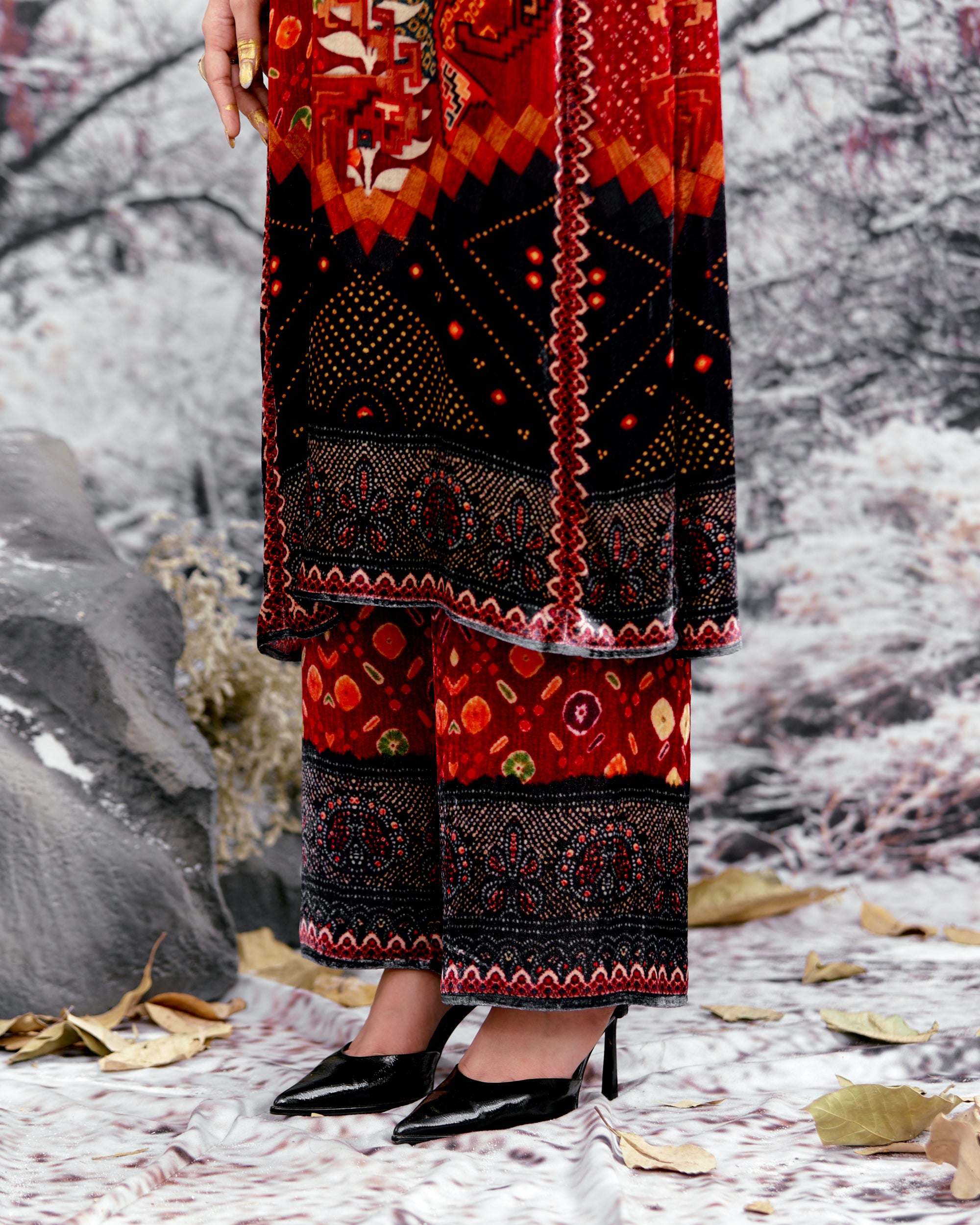 Tijori : Ghazala - Red/Rust