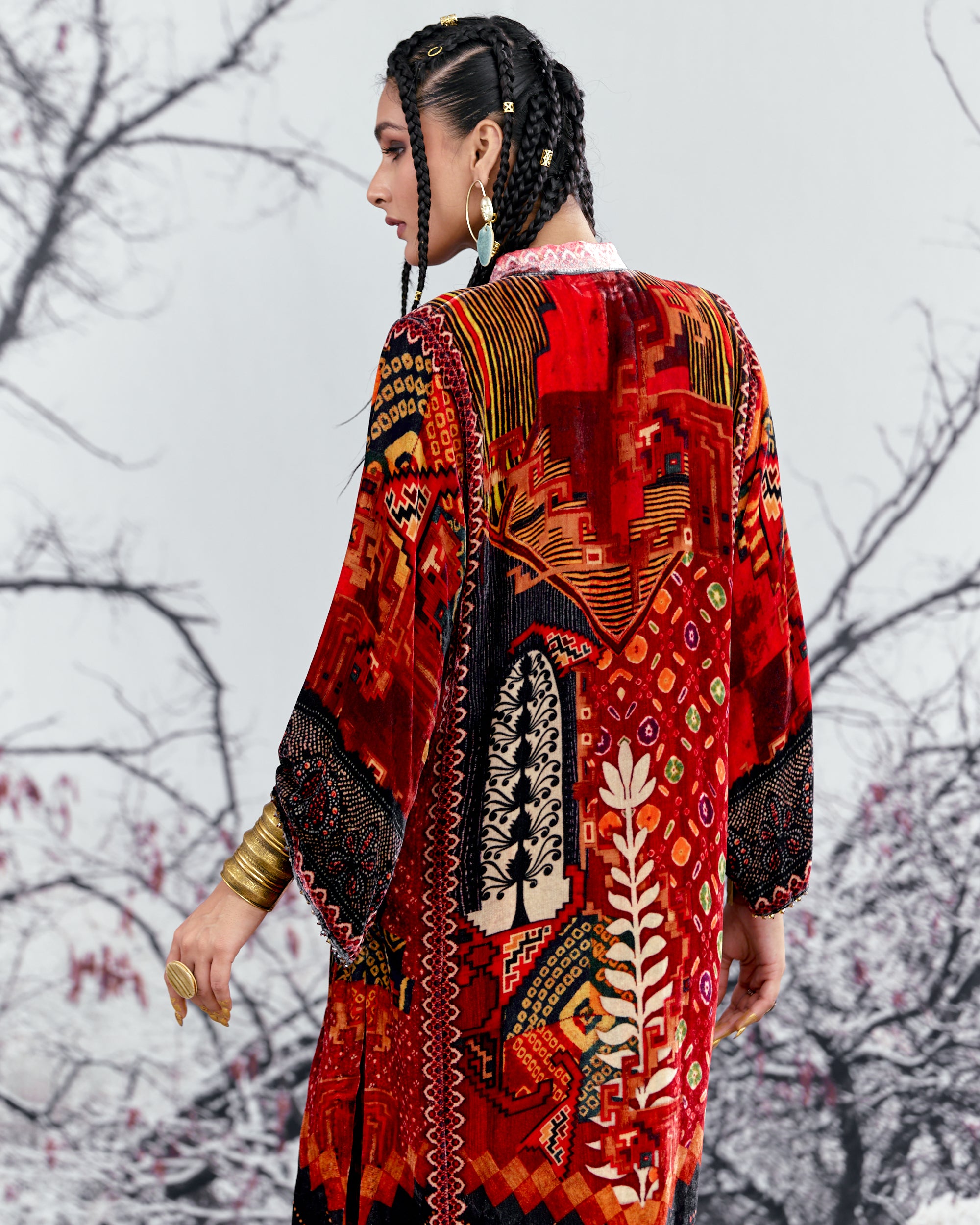 Tijori : Ghazala - Red/Rust