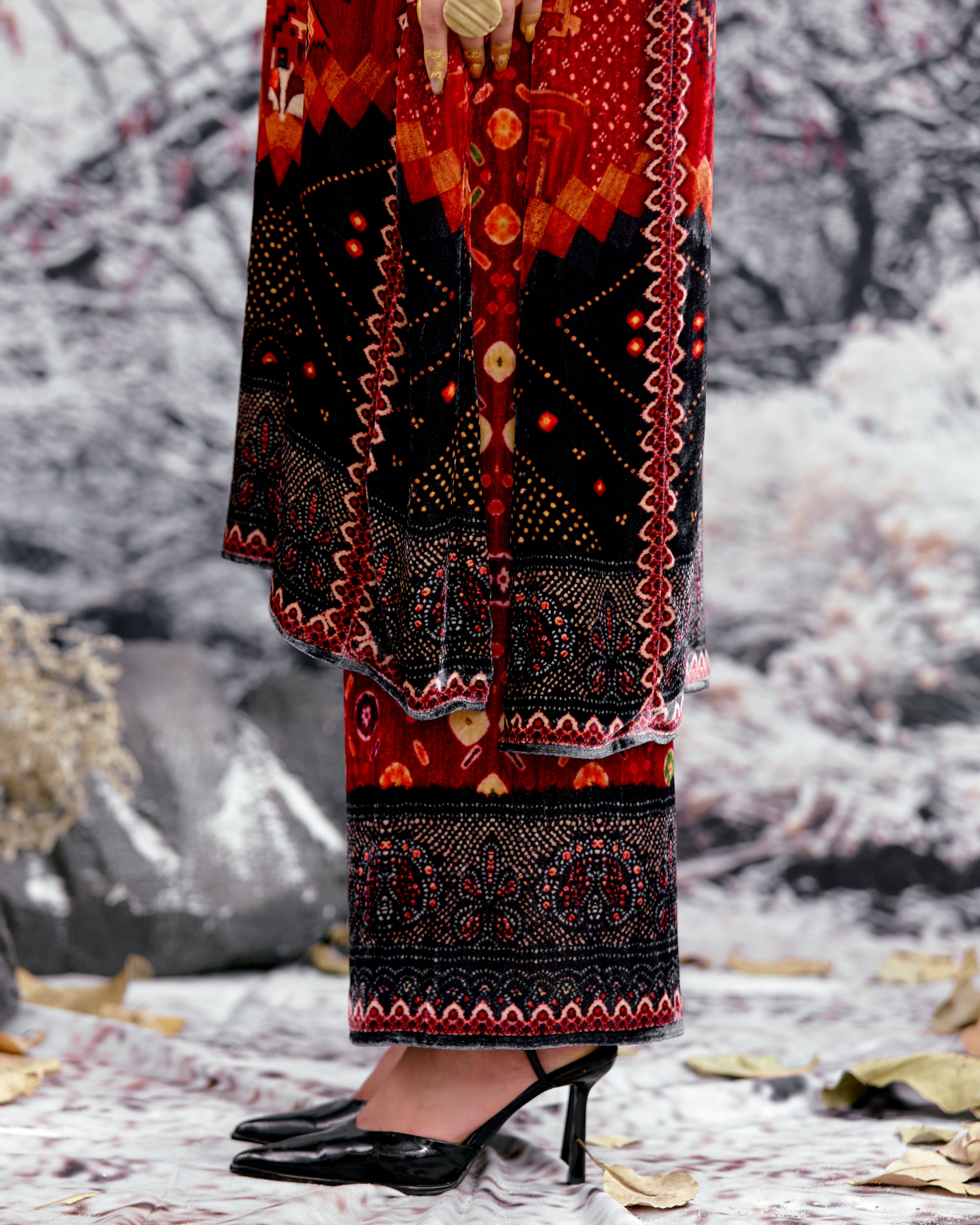 Tijori : Ghazala - Red/Rust