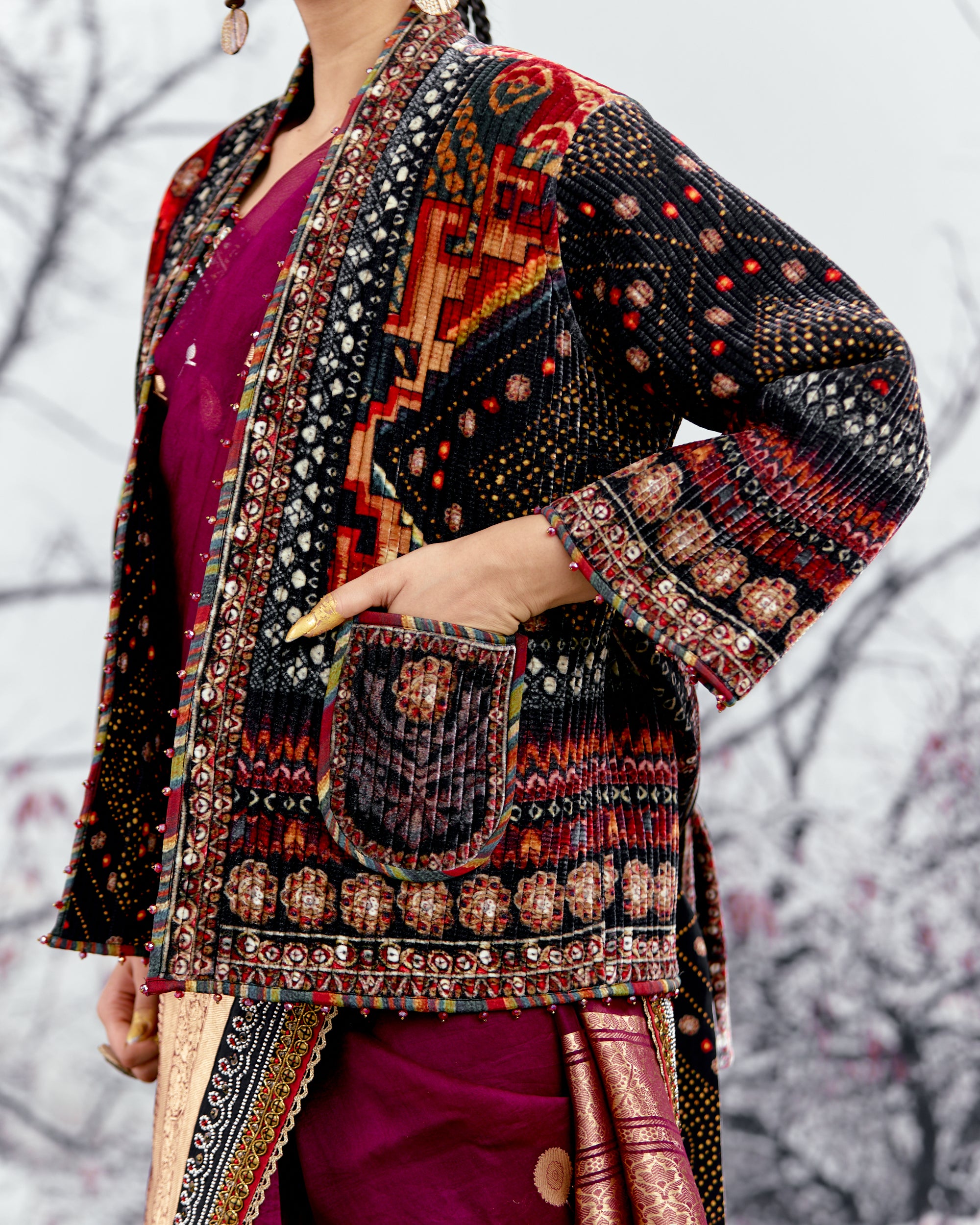 Tijori : Quilla - Red/Black