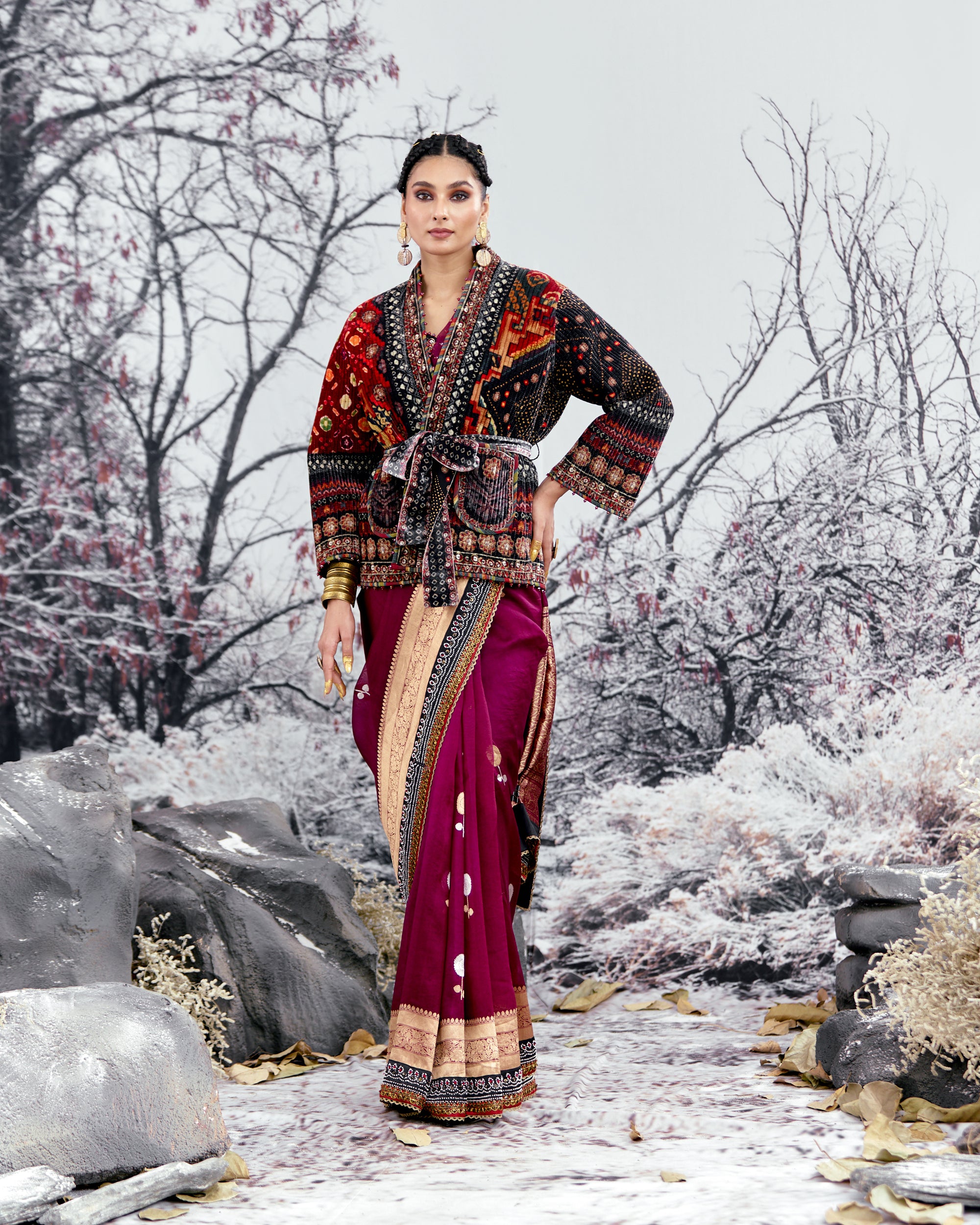 Tijori : Quilla - Red/Black