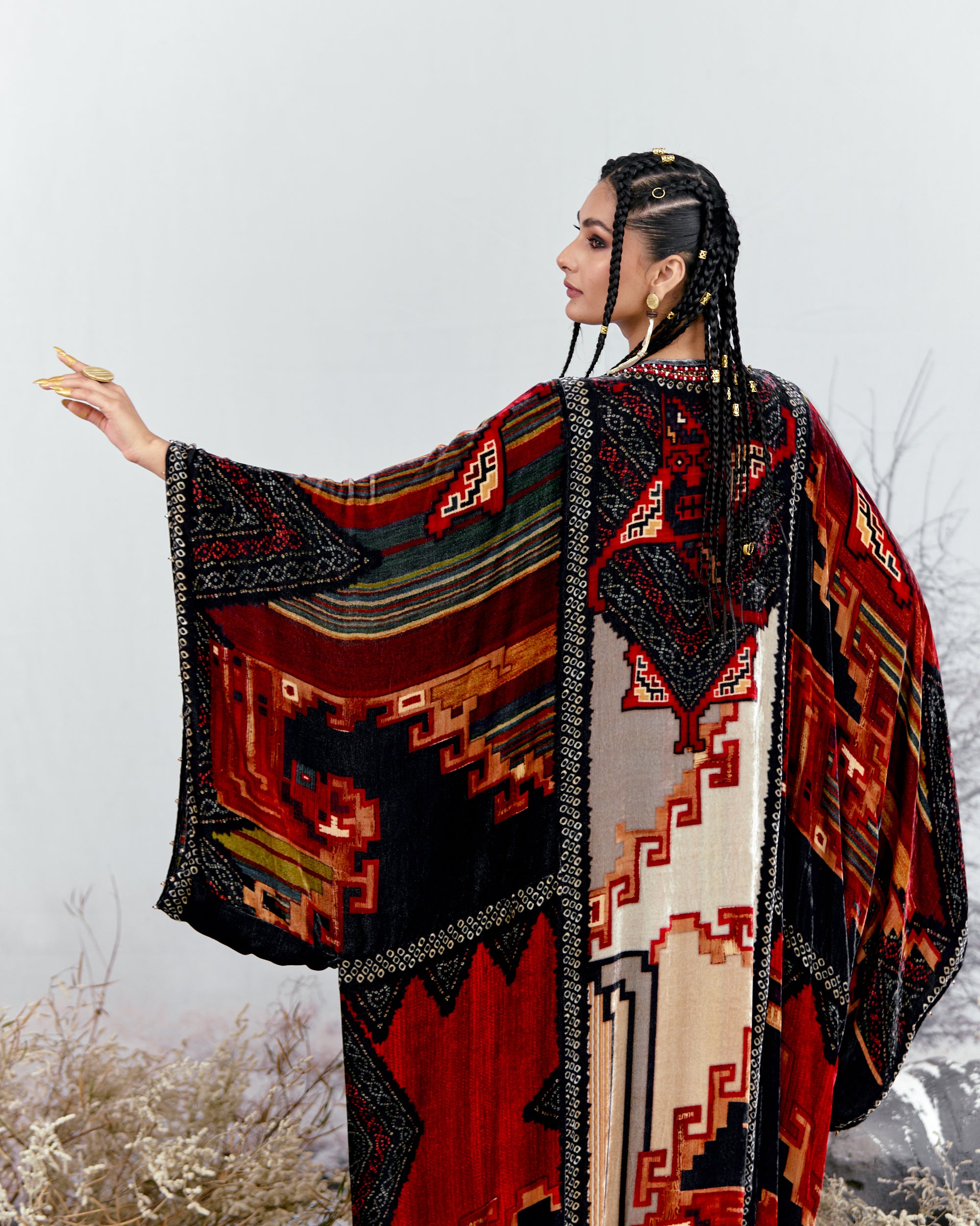 Tijori : Beatrice - Beige/Red