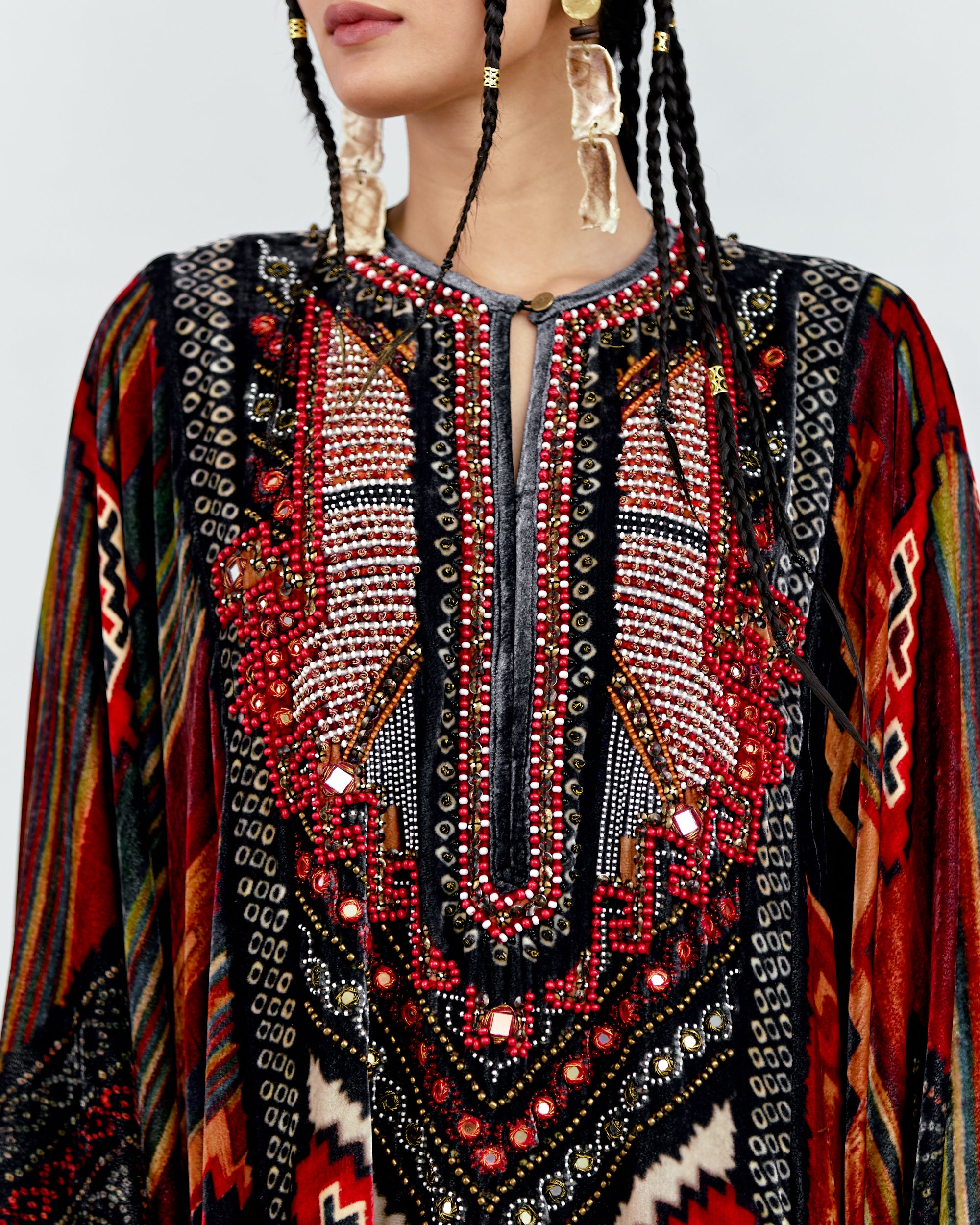 Tijori : Beatrice - Beige/Red