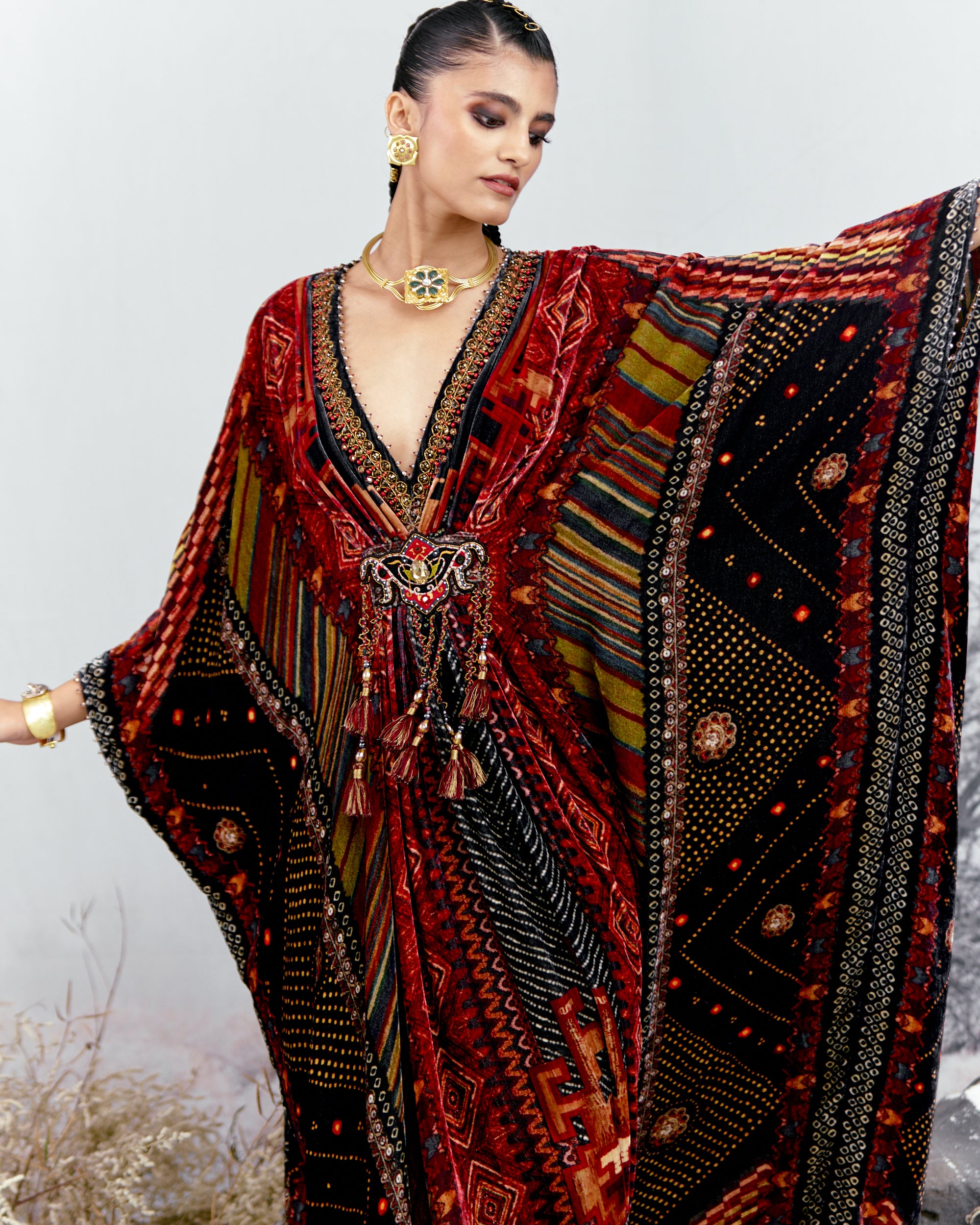 Tijori : Imama - Red/Black