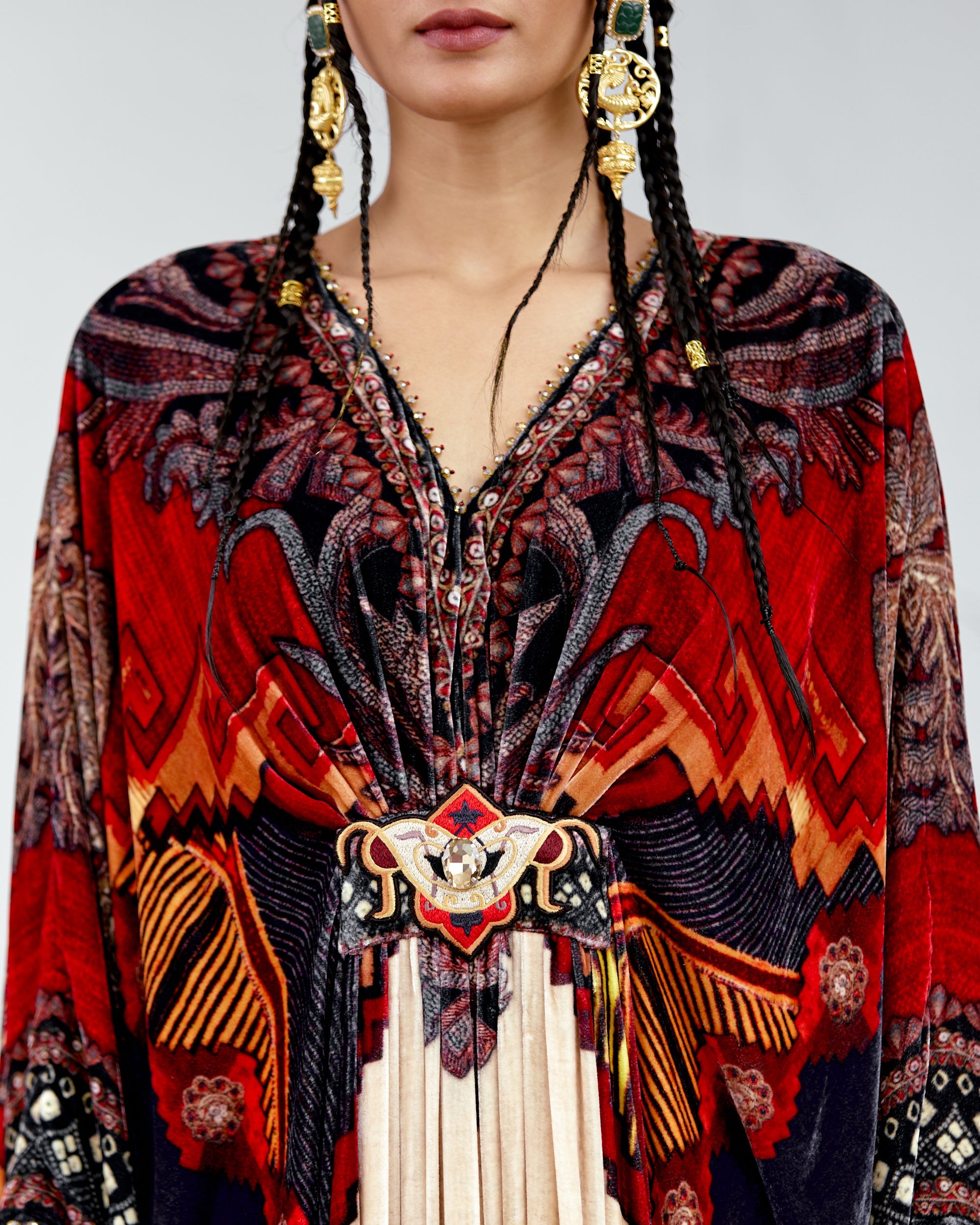 Tijori : Imama - Beige/Red