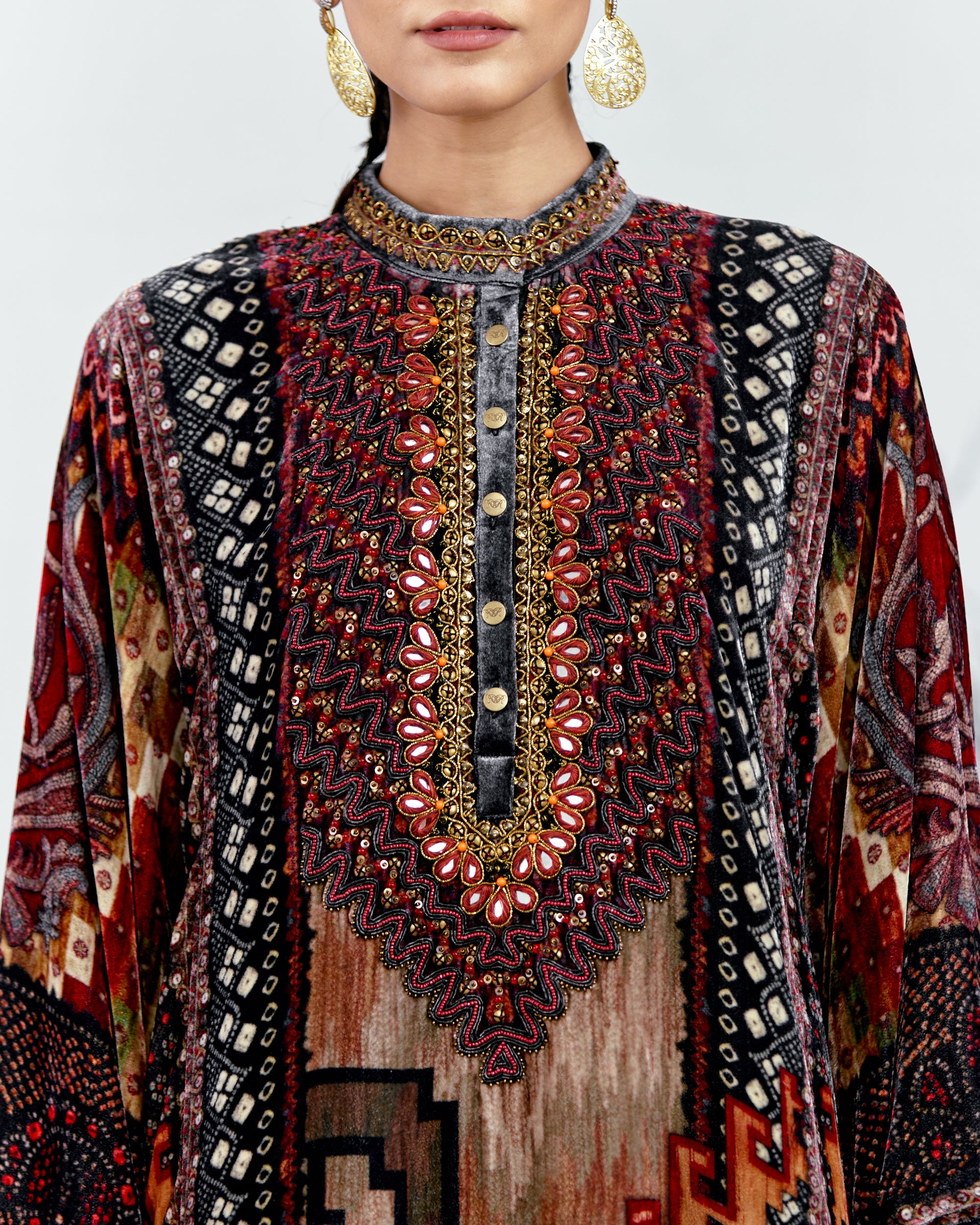 Tijori : Ghazala - Taupe/Black