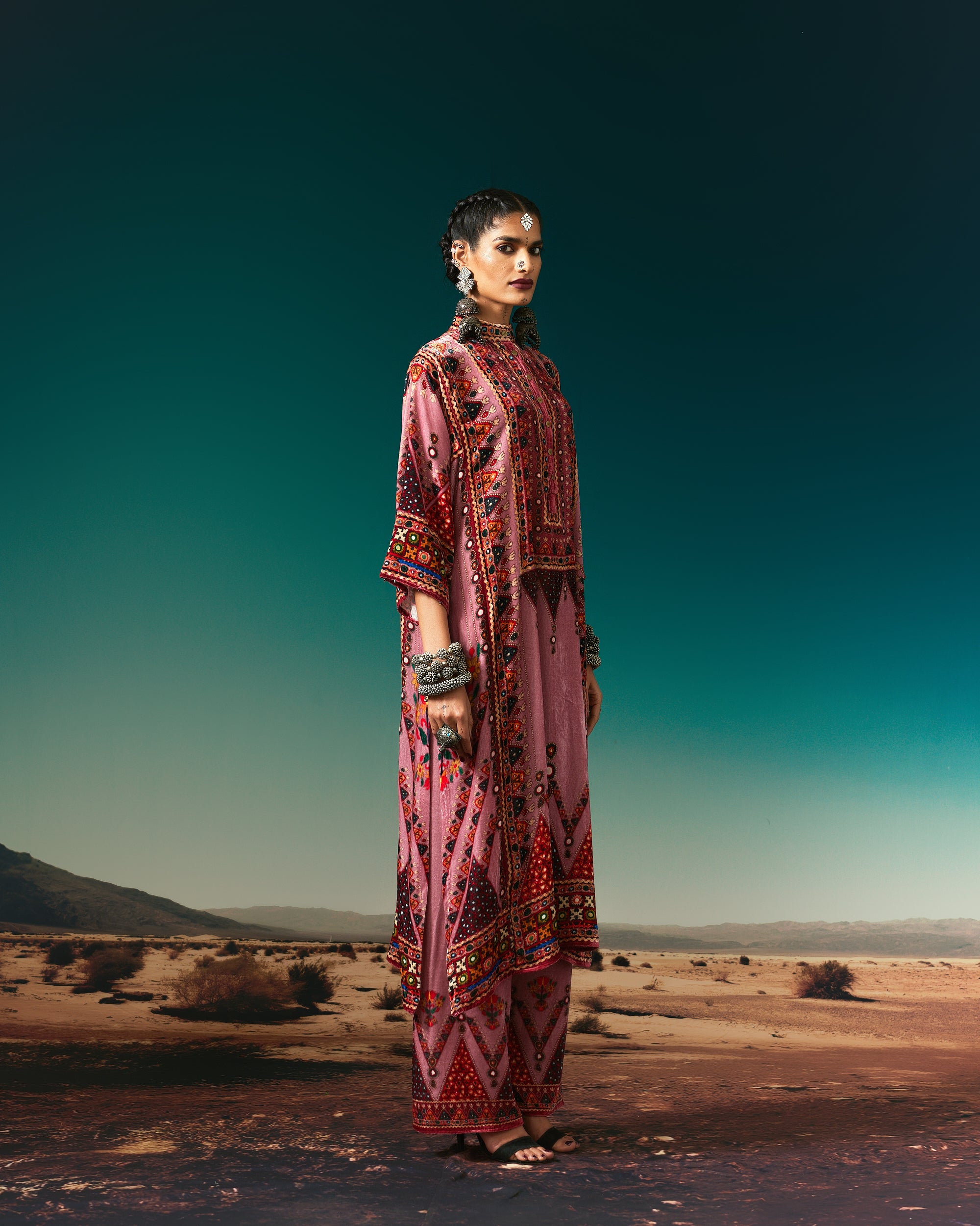 Kutch : Ghazala - Vieux Rose