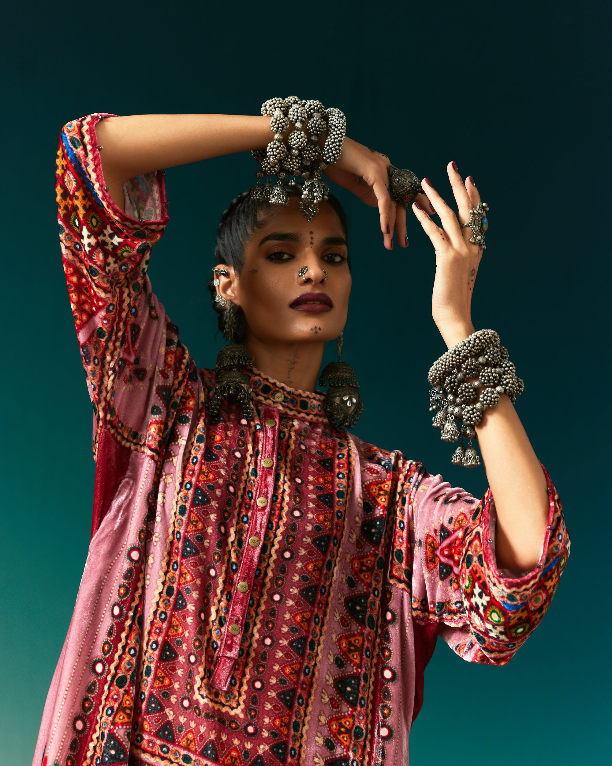 Kutch : Ghazala - Vieux Rose