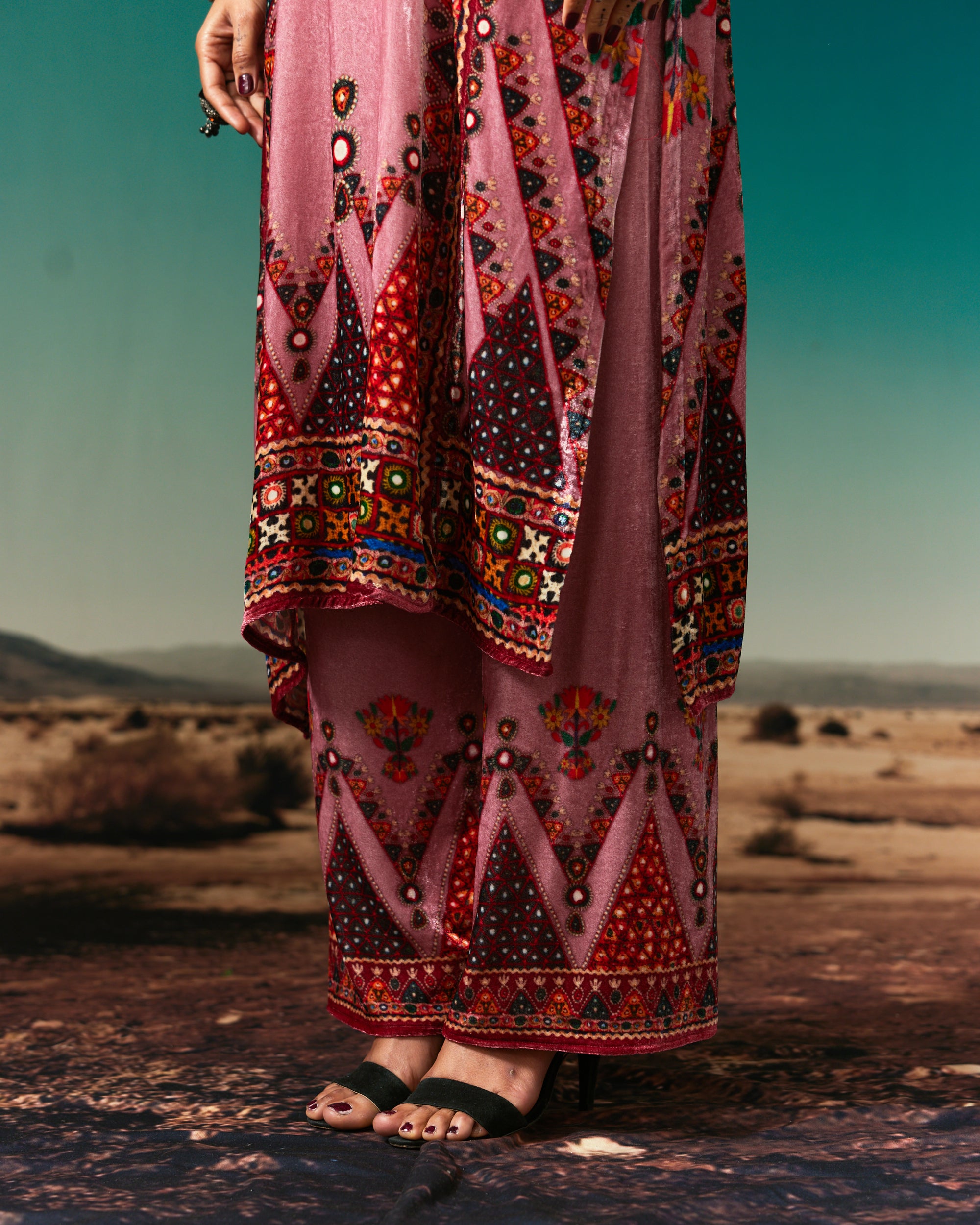 Kutch : Ghazala - Vieux Rose
