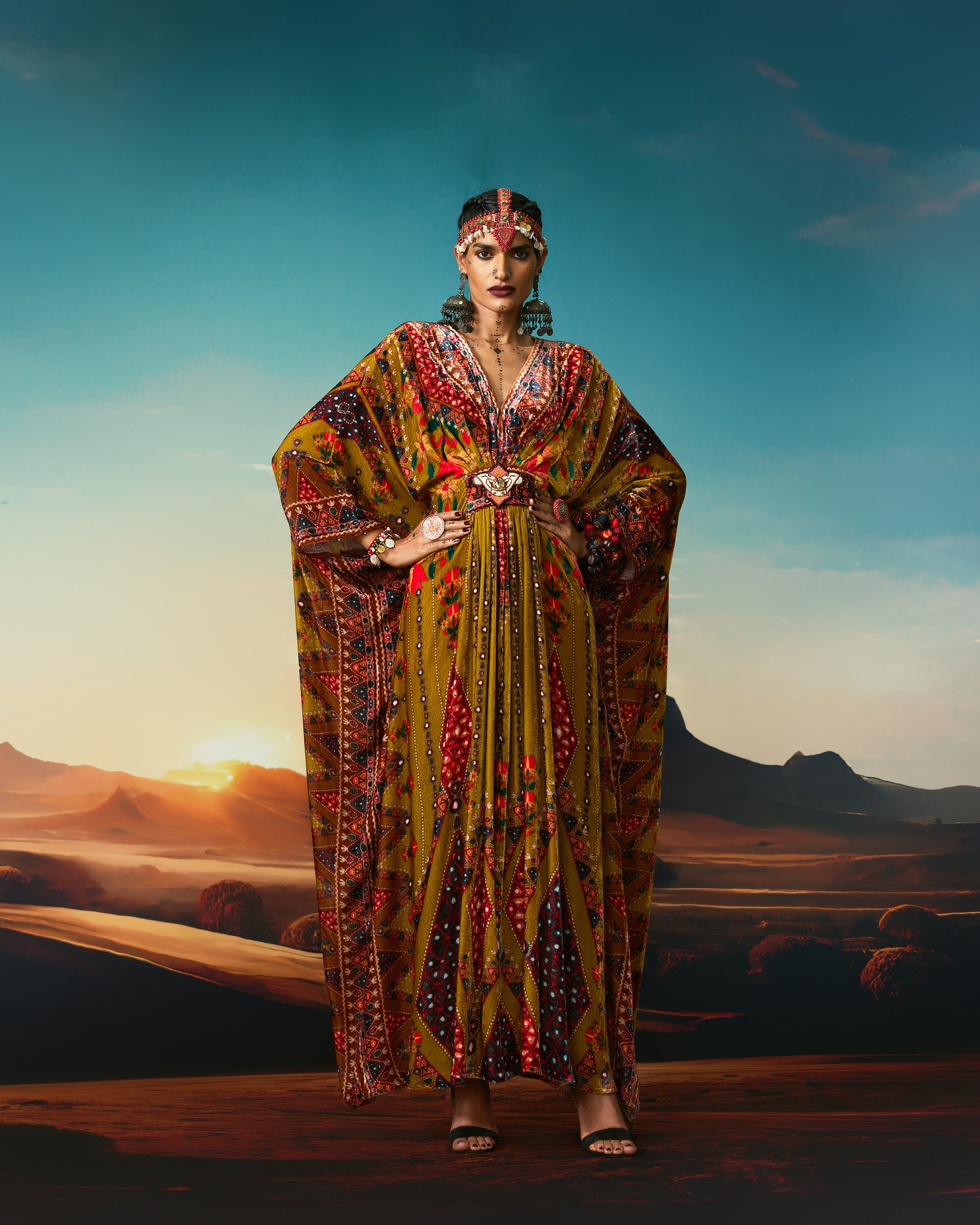 Kutch : Imama - Anise Green