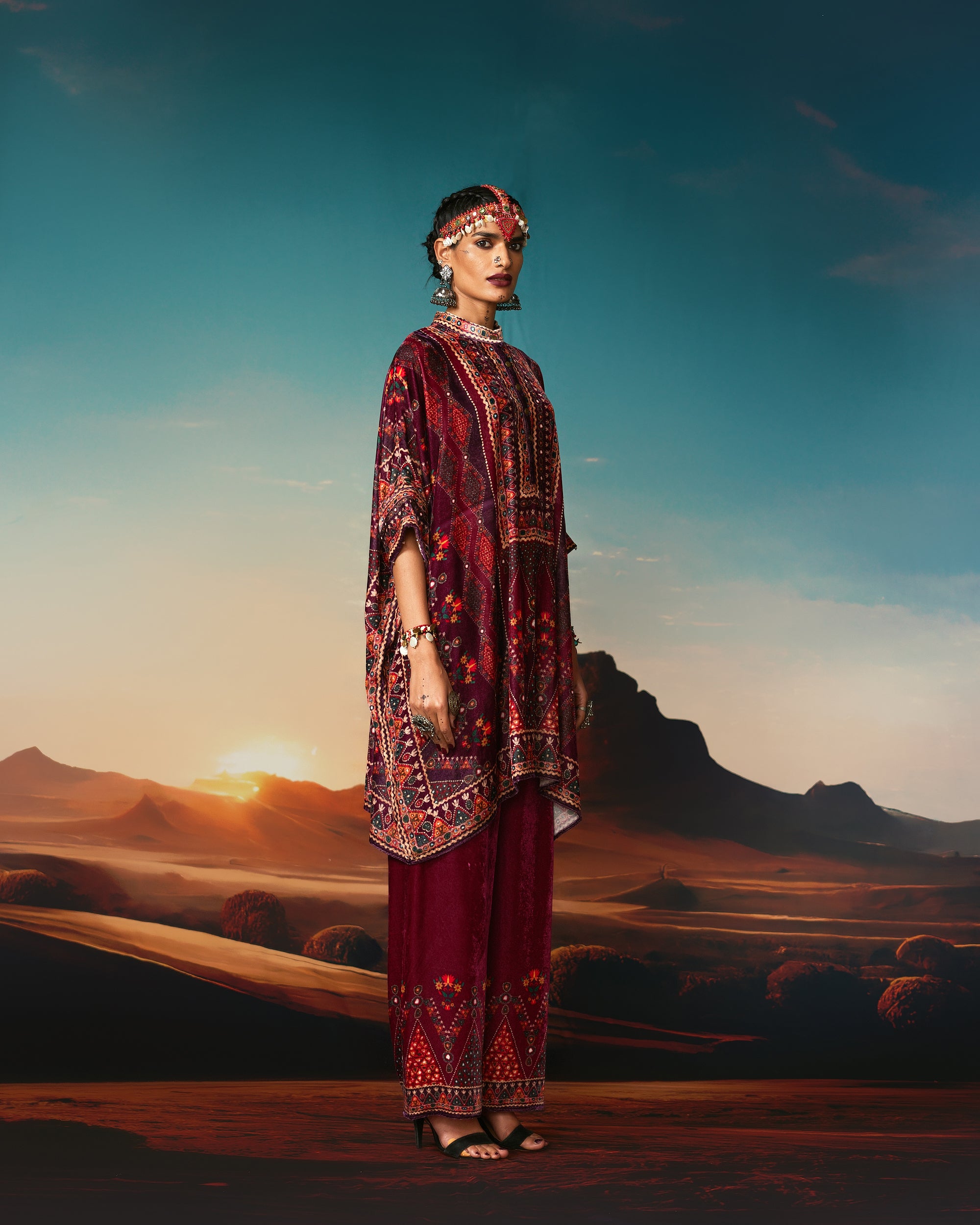 Kutch : Chanel 36" - Raspberry