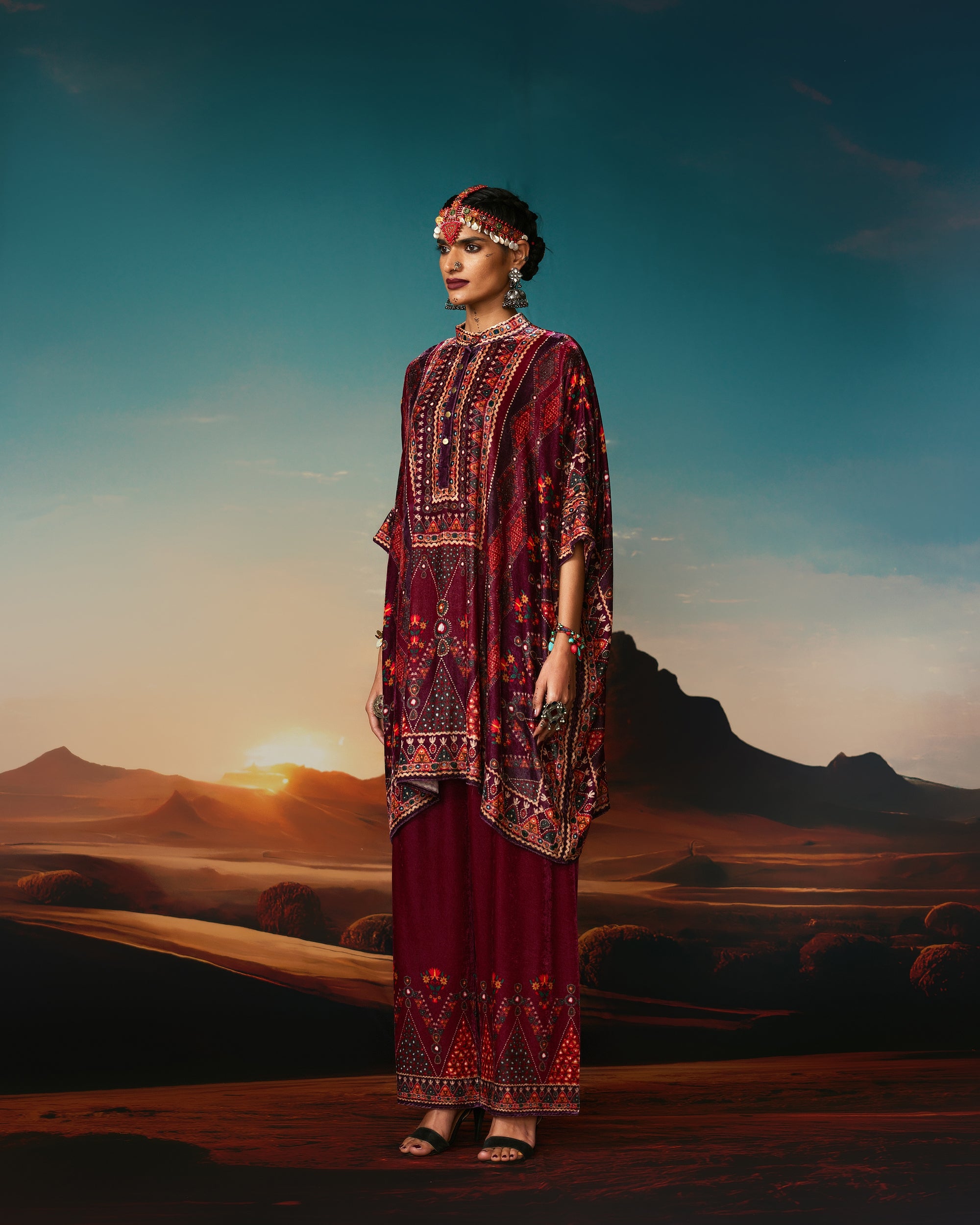 Kutch : Chanel 36" - Raspberry