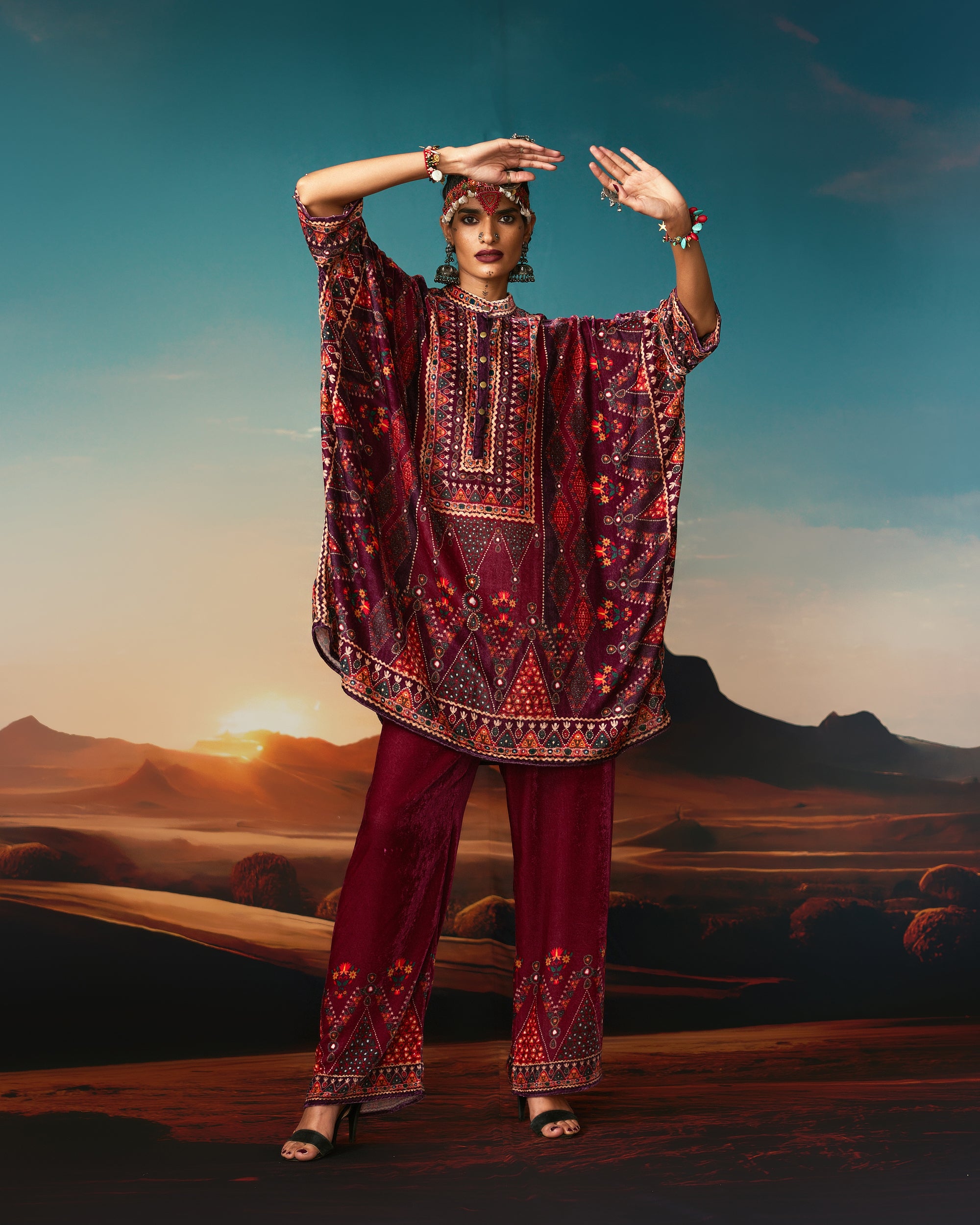 Kutch : Chanel 36" - Raspberry
