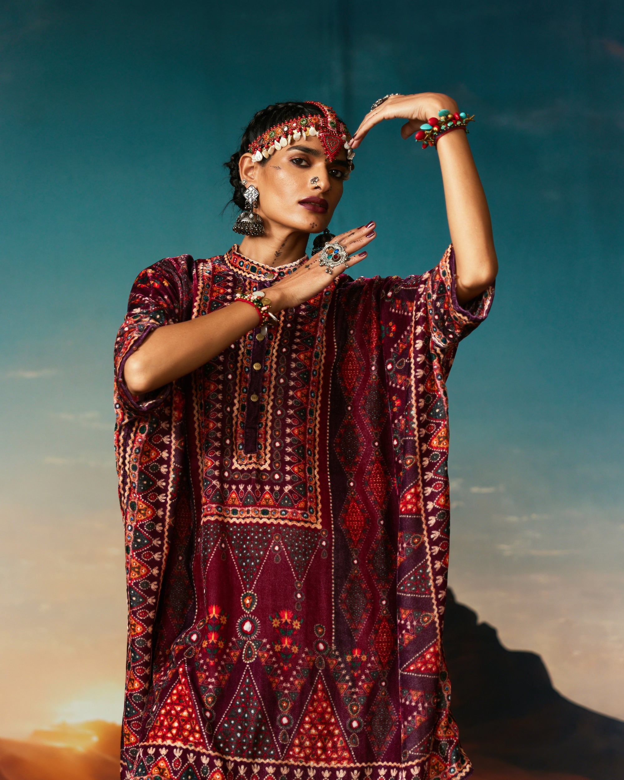 Kutch : Chanel 36" - Raspberry