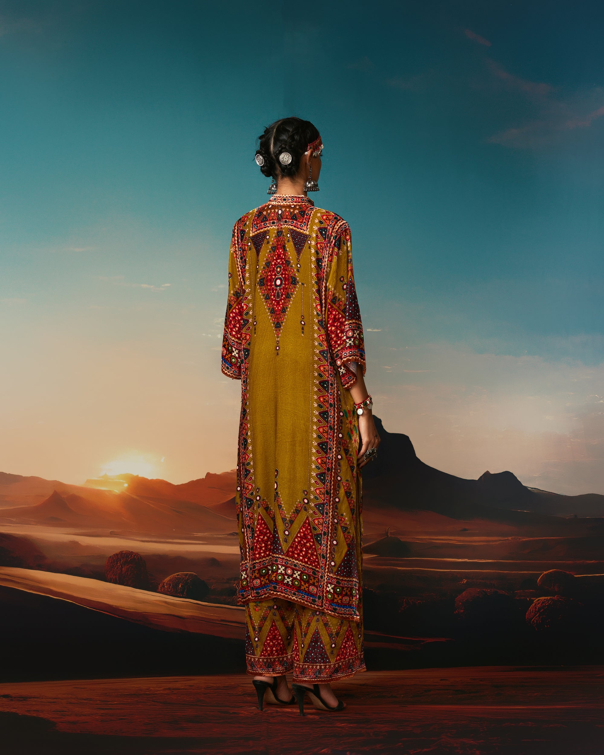 Kutch : Ghazala - Anise Green