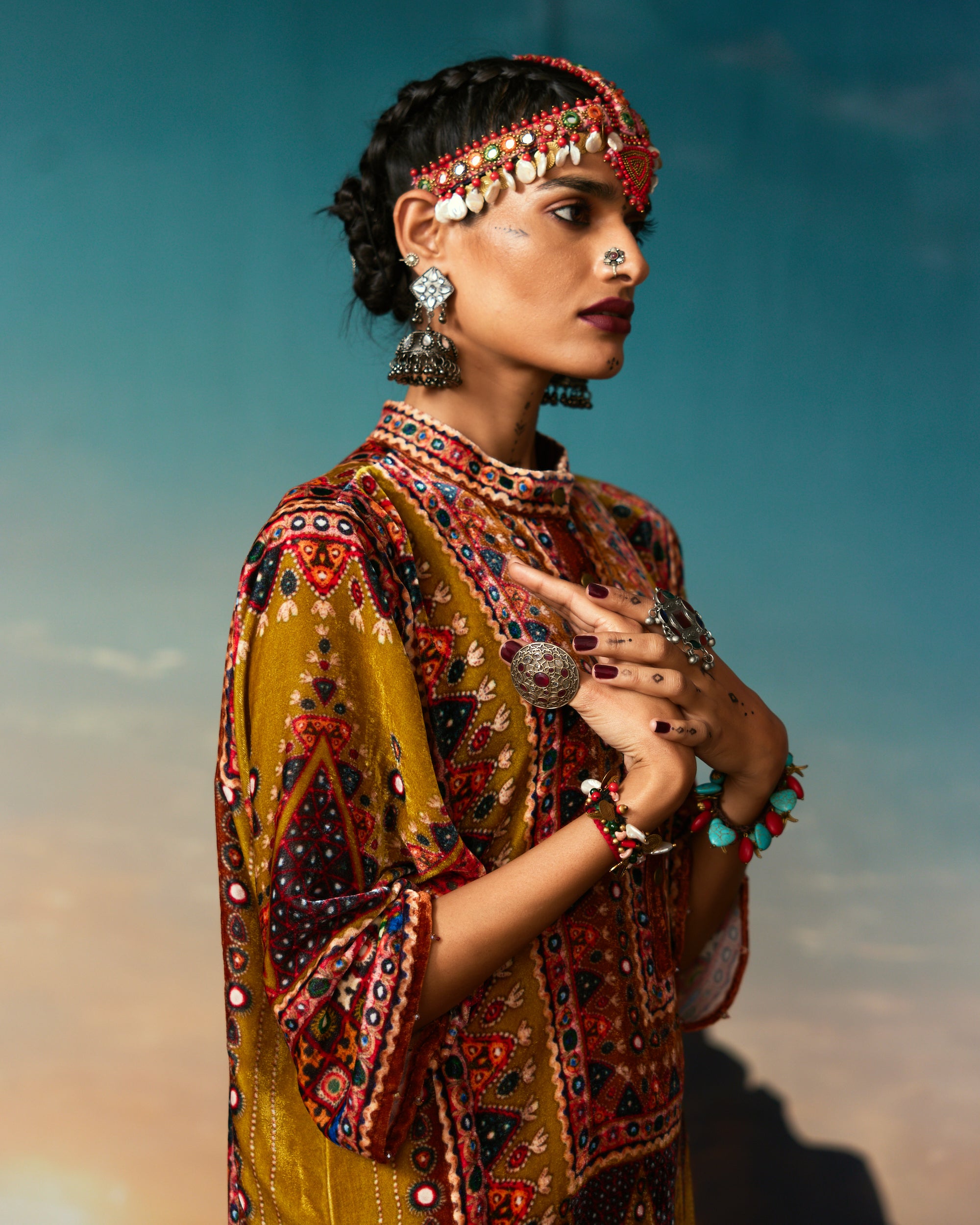 Kutch : Ghazala - Anise Green