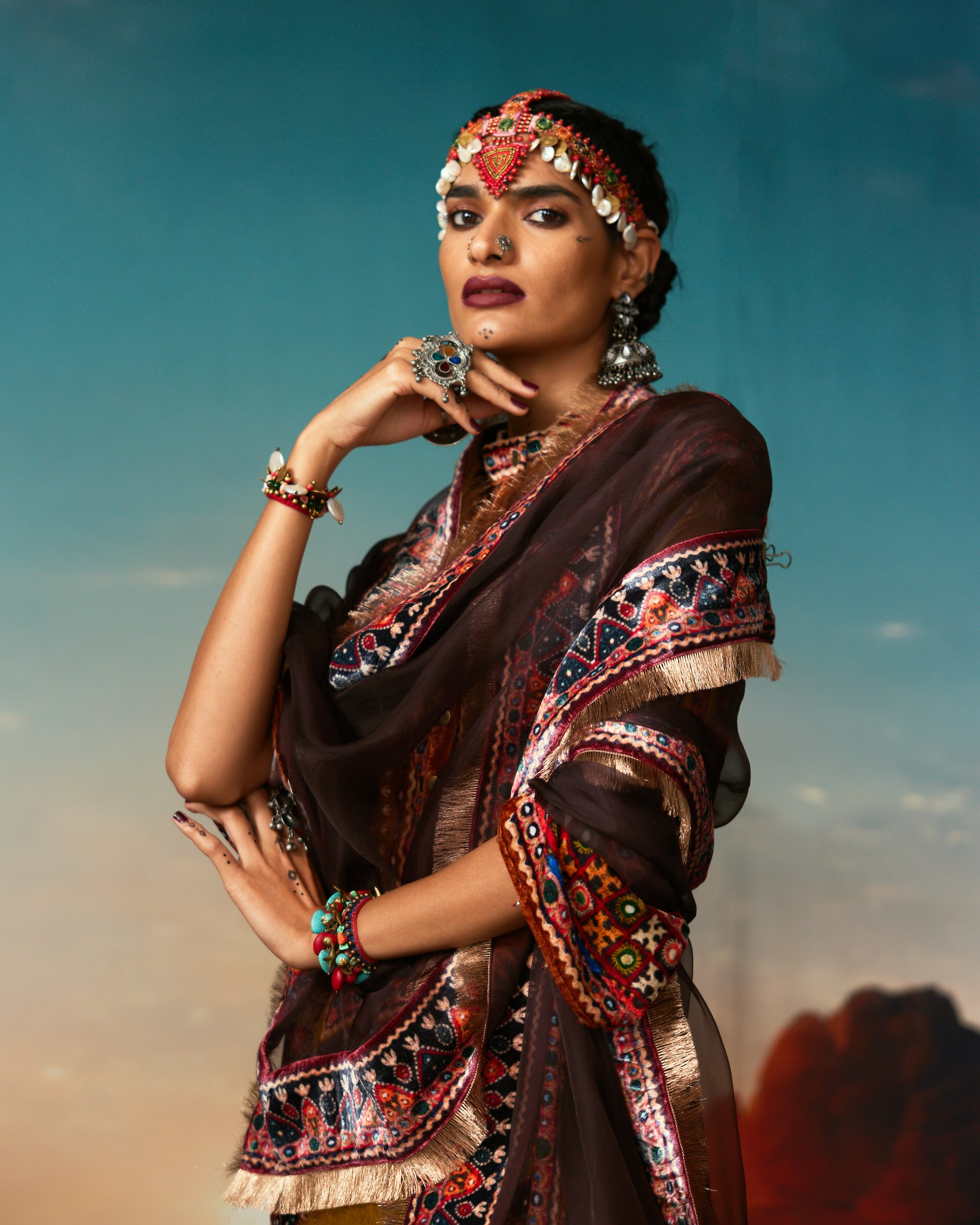 Kutch : Ghazala - Anise Green