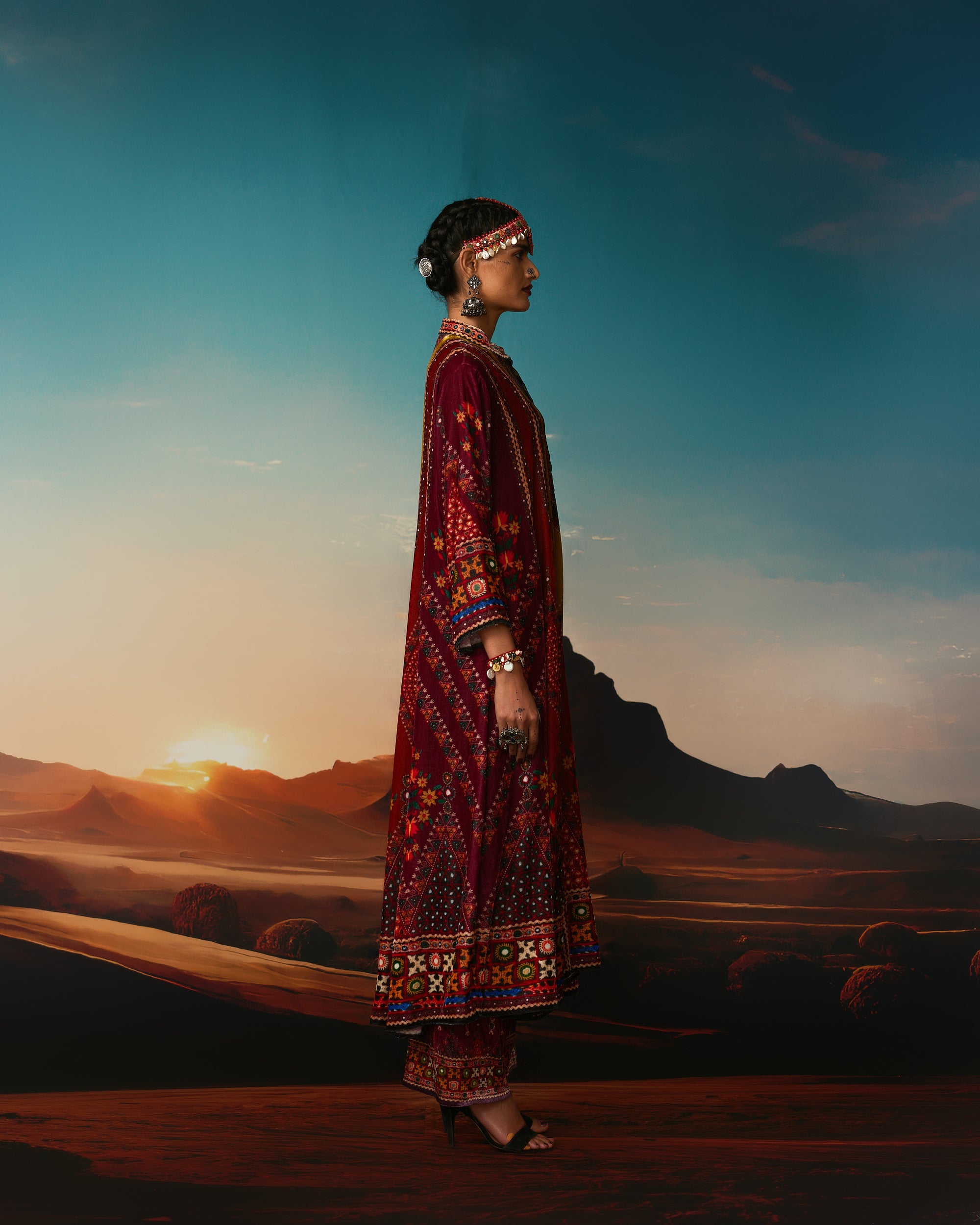 Kutch : Ada - Anise/Rust/Raspberry