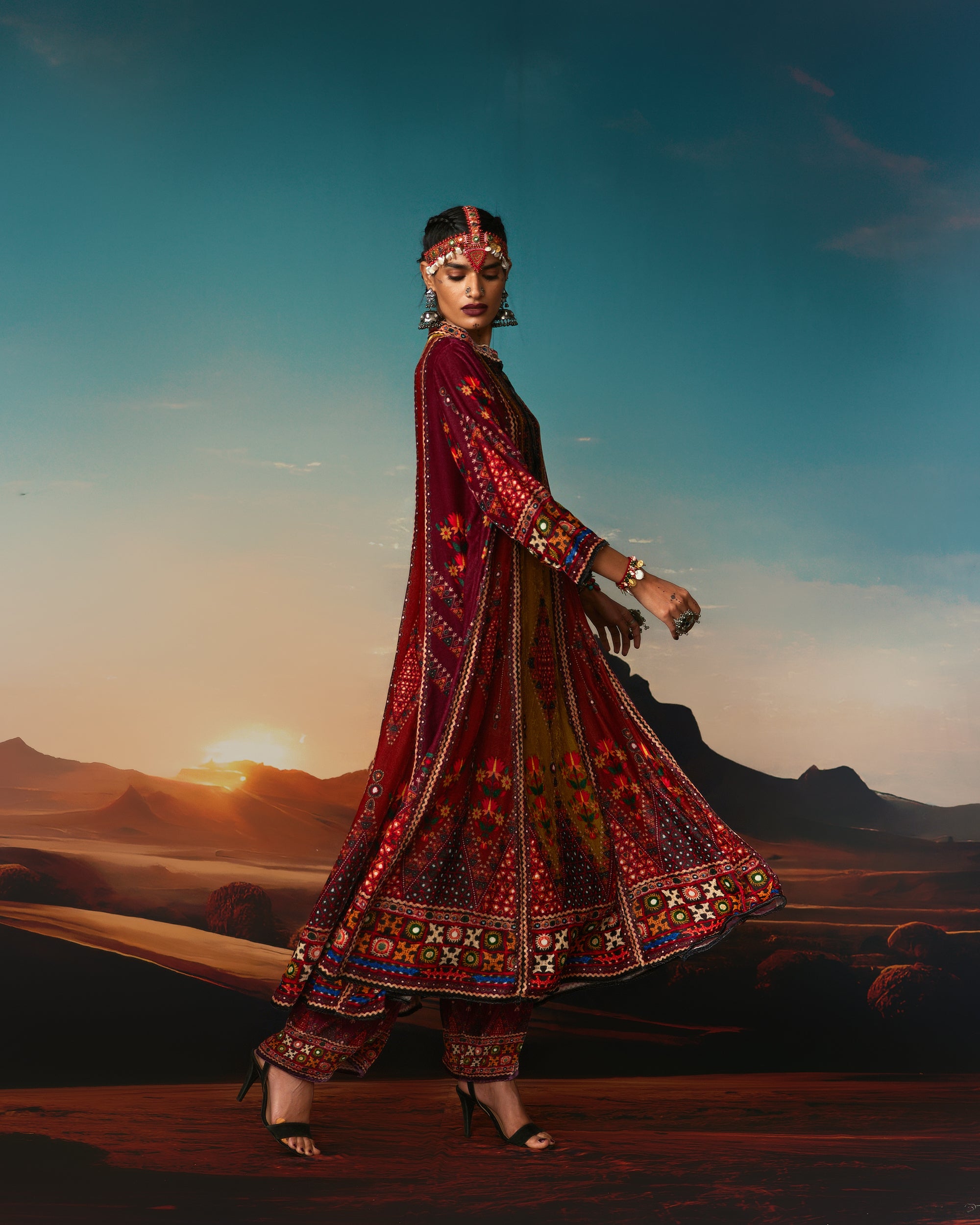 Kutch : Ada - Anise/Rust/Raspberry