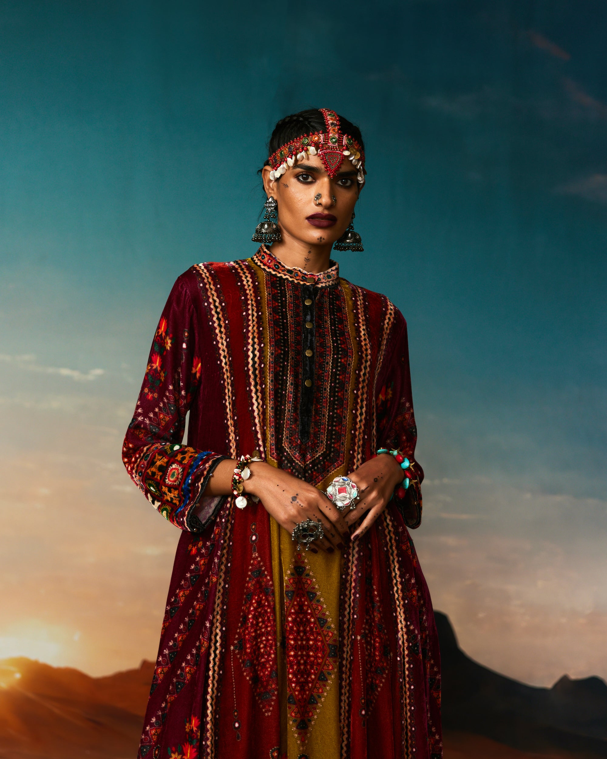 Kutch : Ada - Anise/Rust/Raspberry
