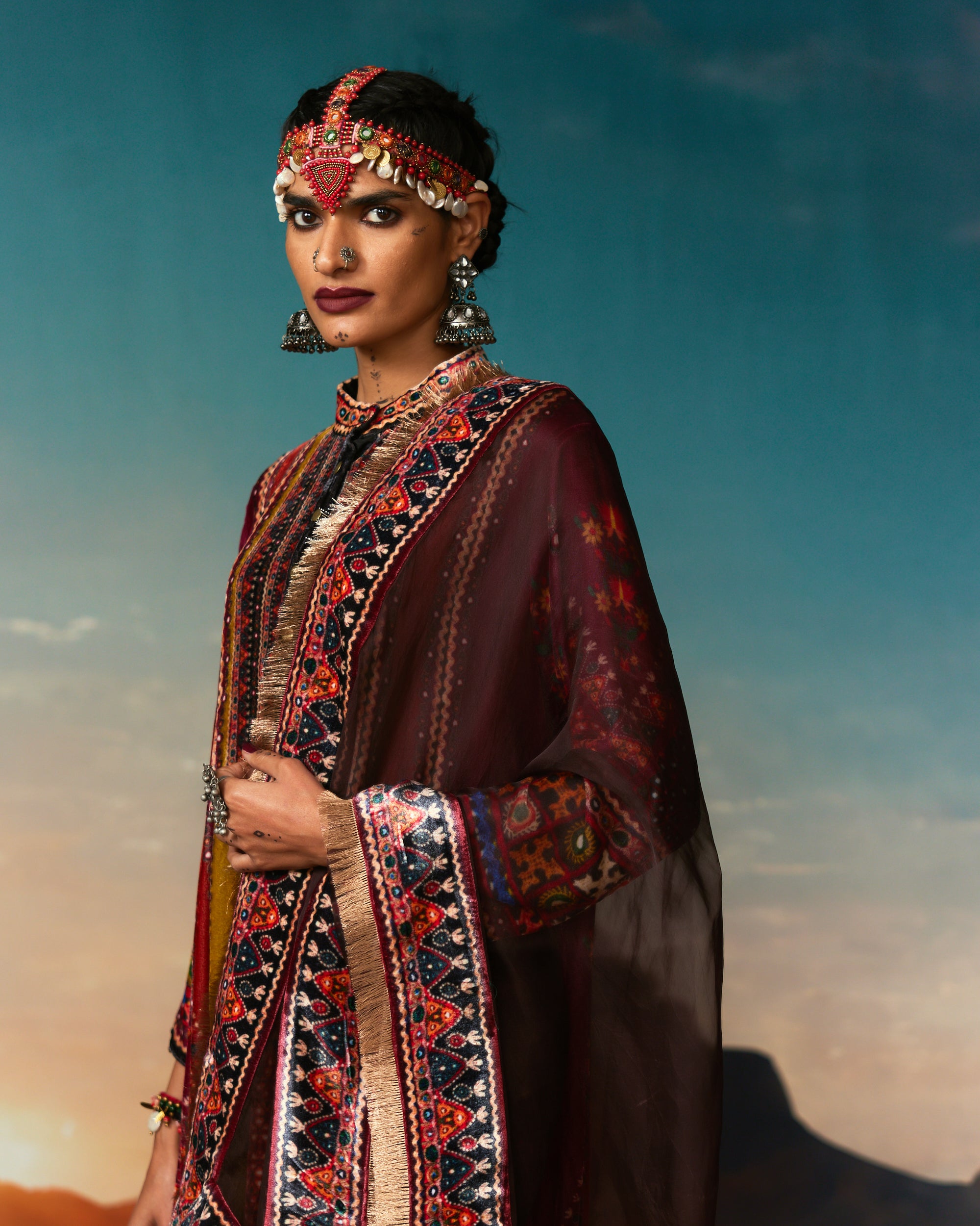 Kutch : Ada - Anise/Rust/Raspberry