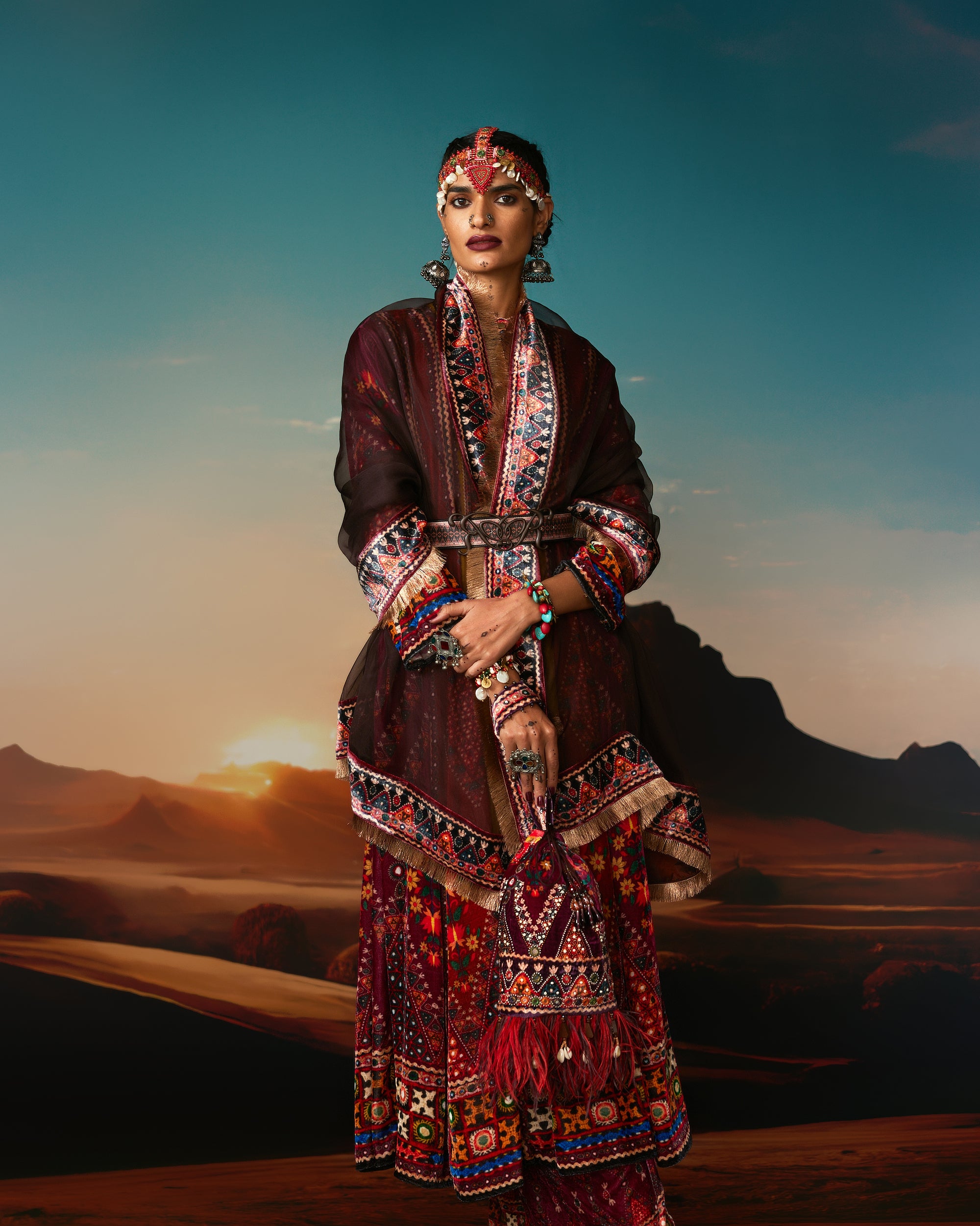 Kutch : Ada - Anise/Rust/Raspberry