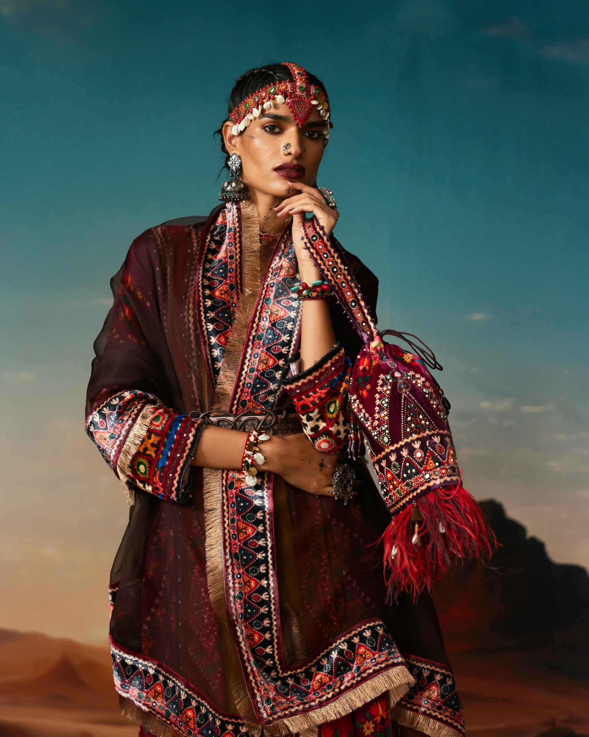 Kutch : Ada - Anise/Rust/Raspberry