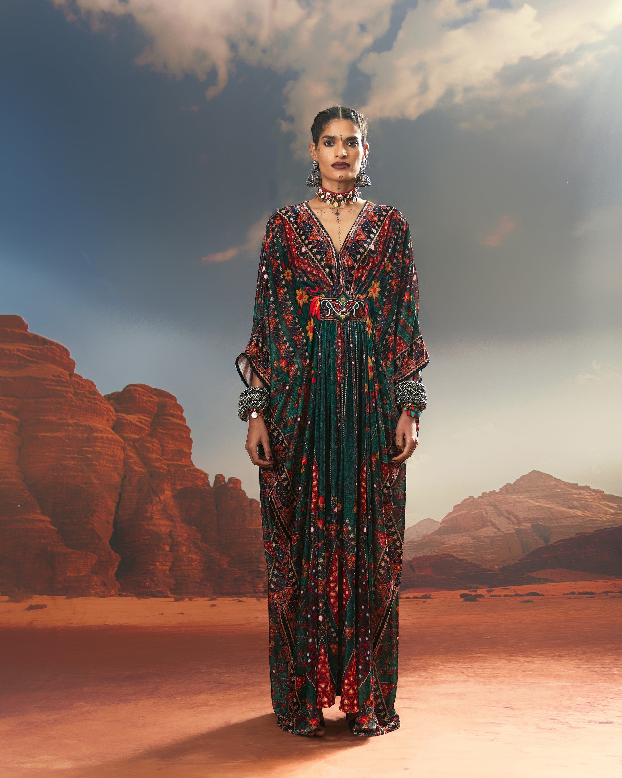 Kutch : Imama - Teal