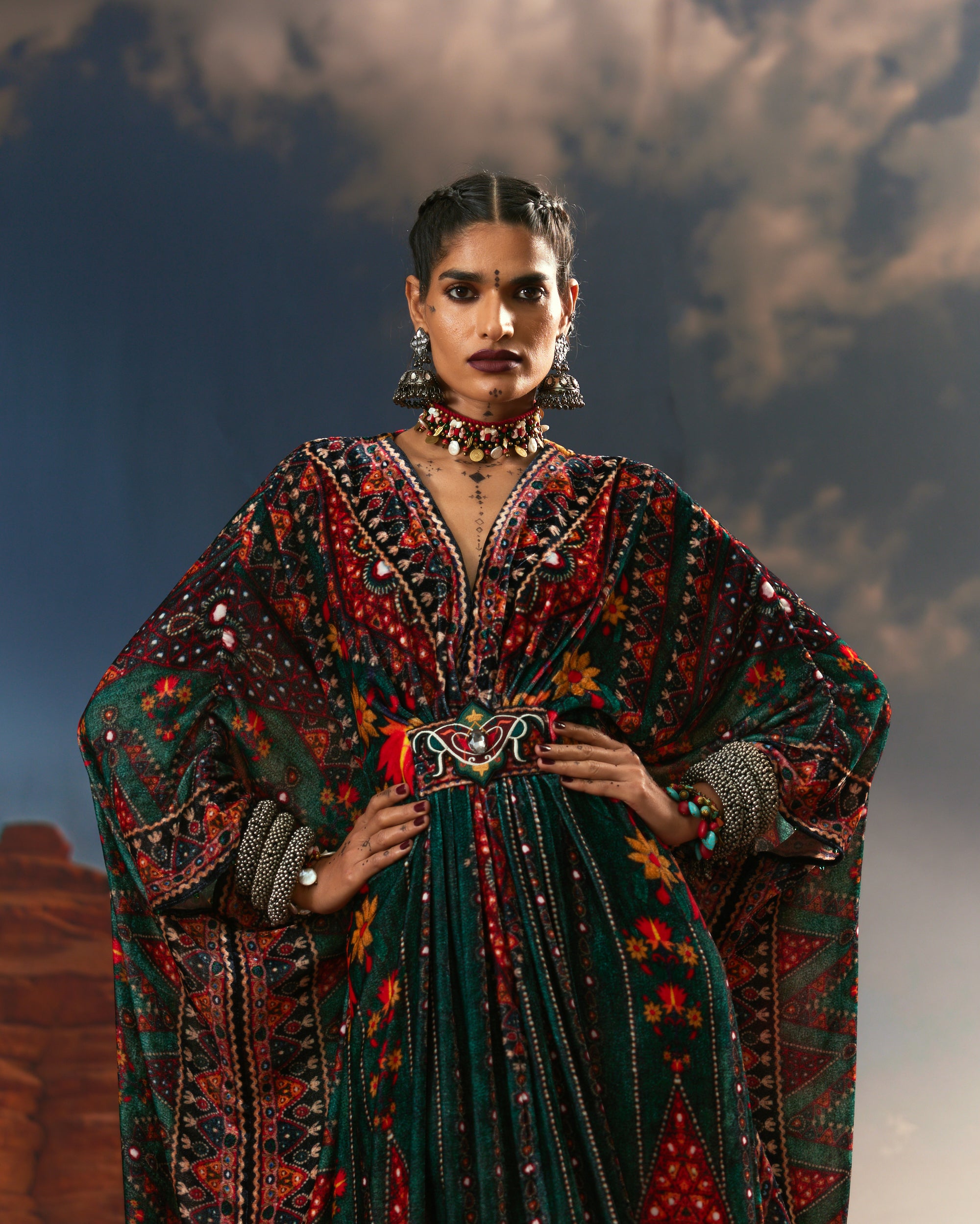 Kutch : Imama - Teal