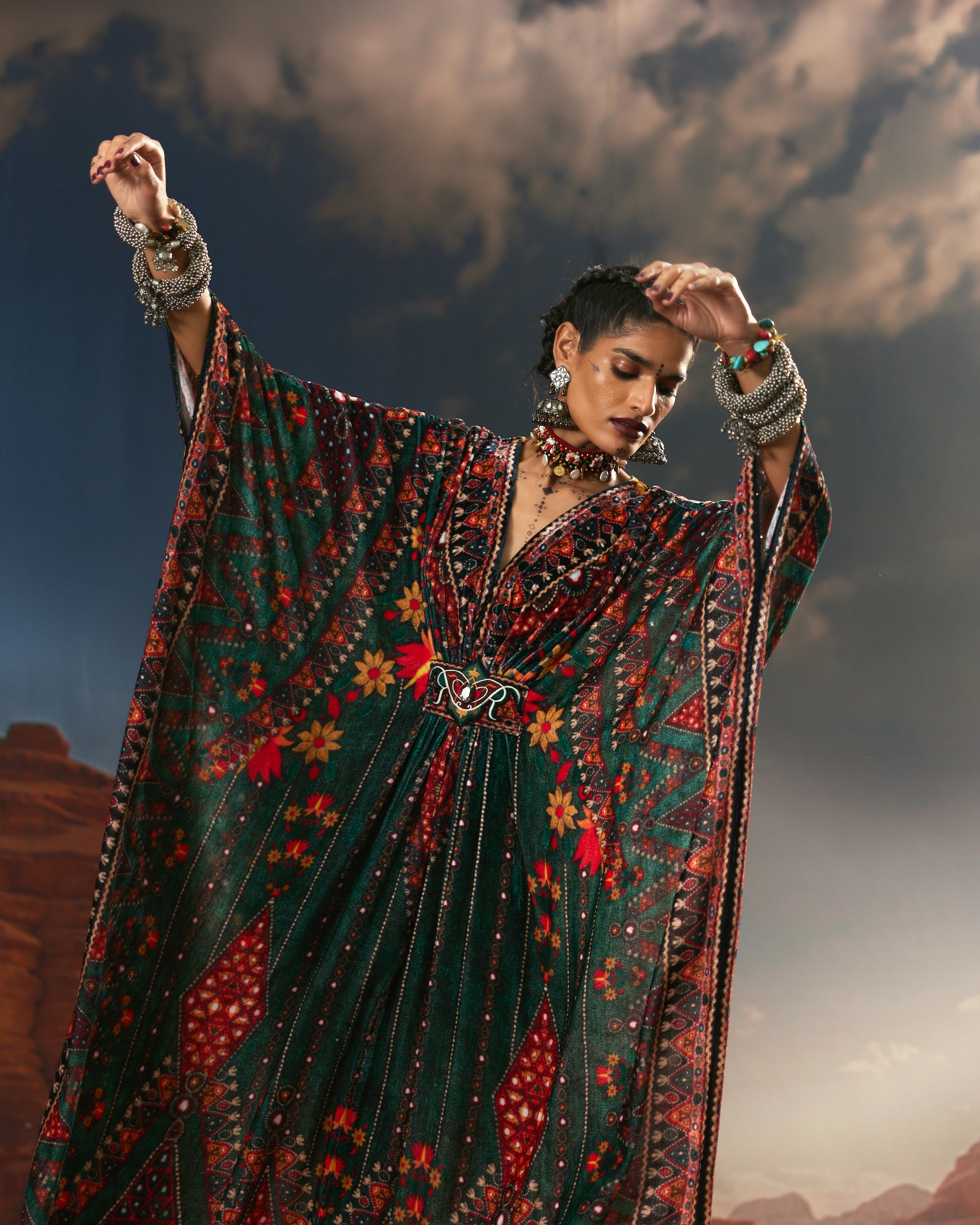 Kutch : Imama - Teal