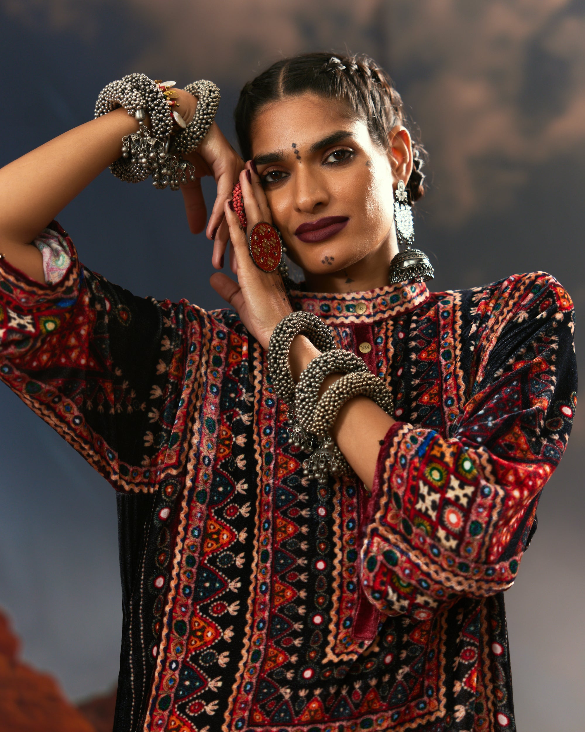 Kutch : Ghazala - Black
