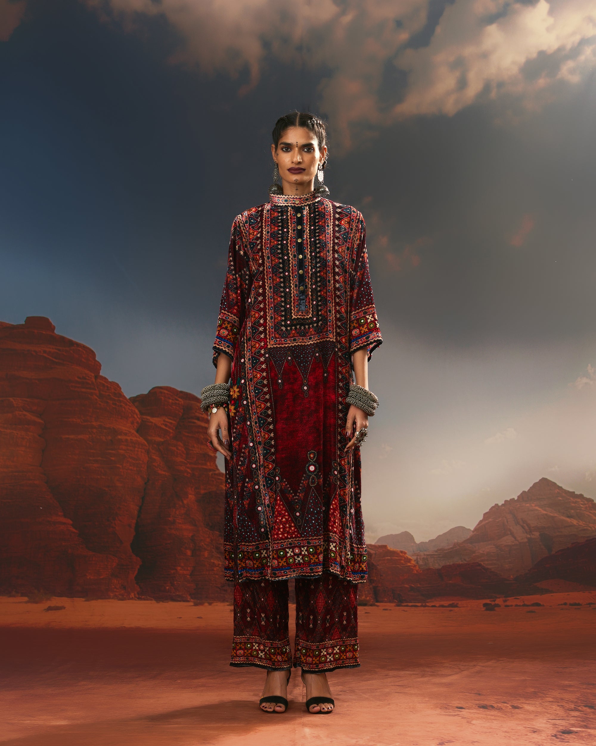 Kutch : Ghazala - Red