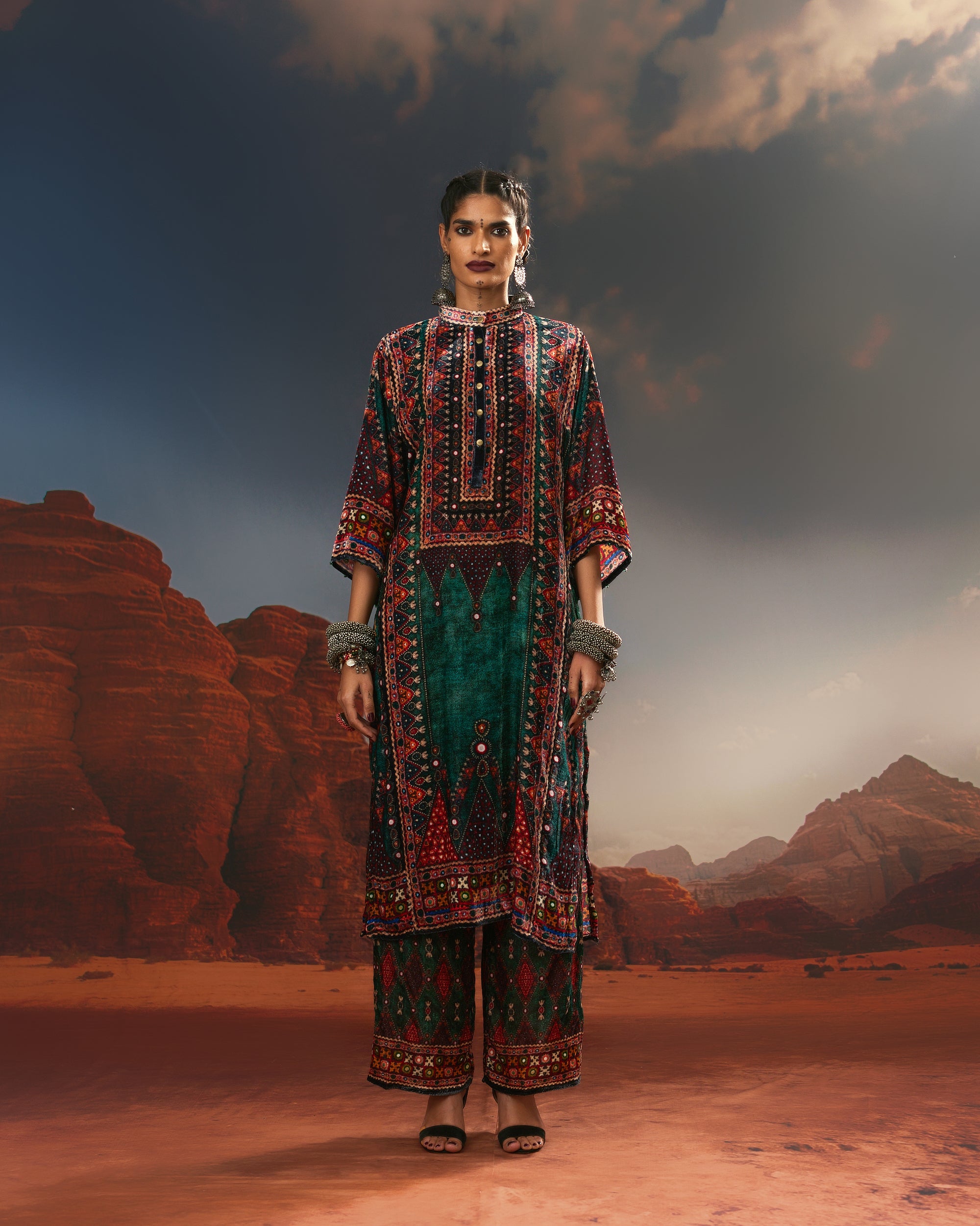 Kutch : Ghazala - Teal