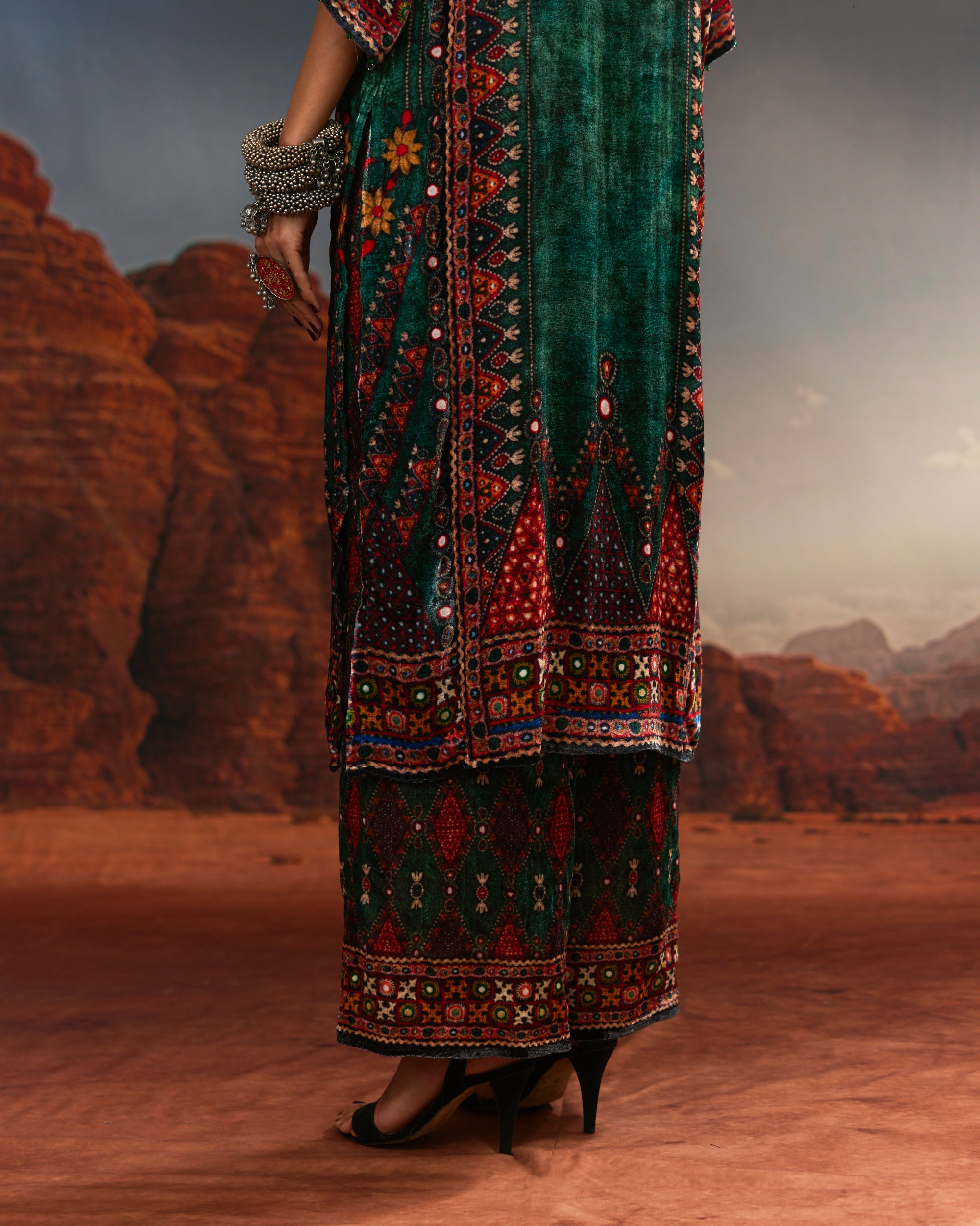 Kutch : Ghazala - Teal