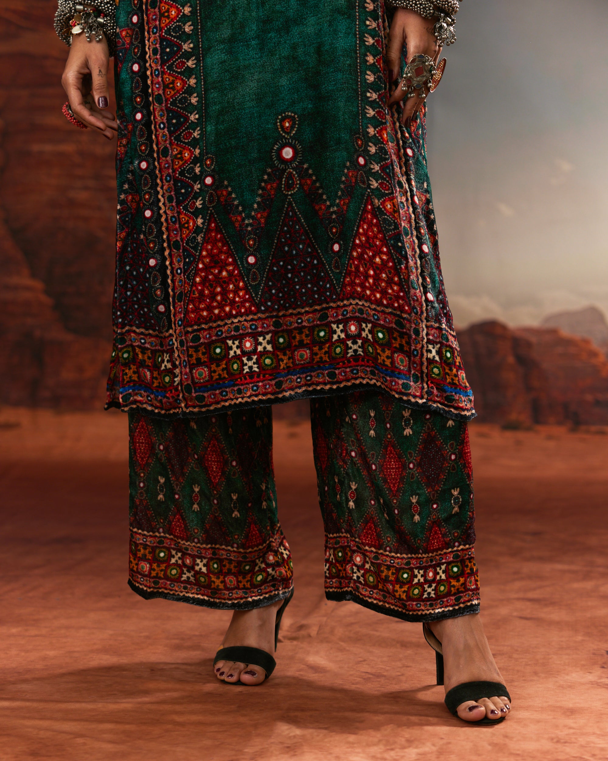 Kutch : Ghazala - Teal