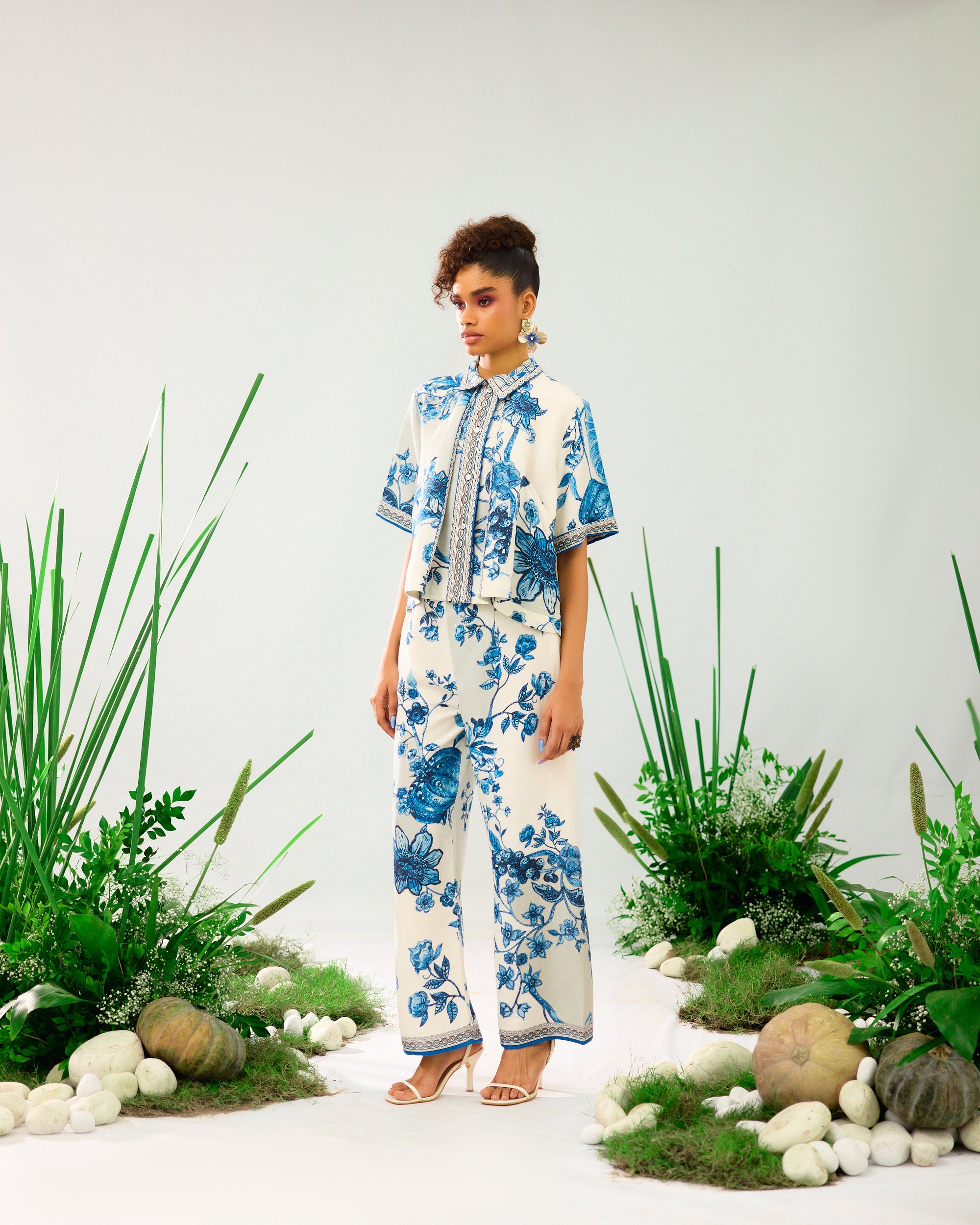 Florence : Mia - Blue/White