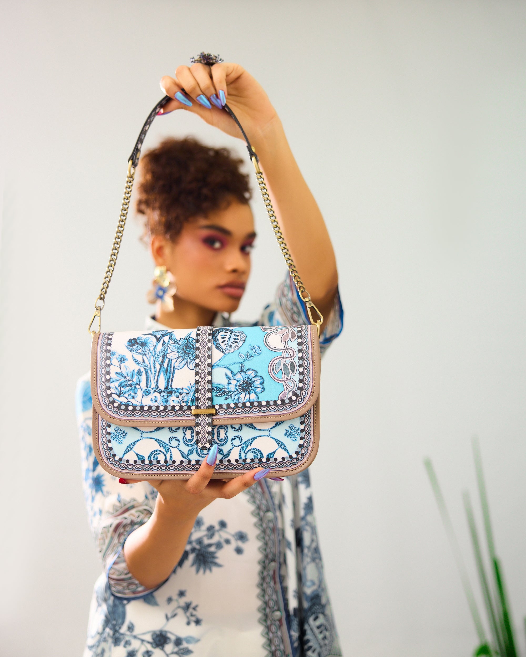 Florence : Maizah - Blue/White