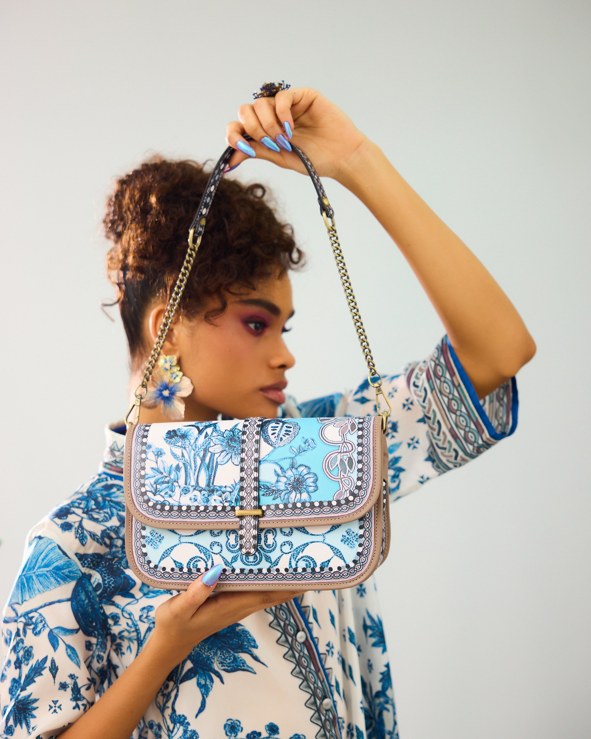 Florence : Maizah - Blue/White