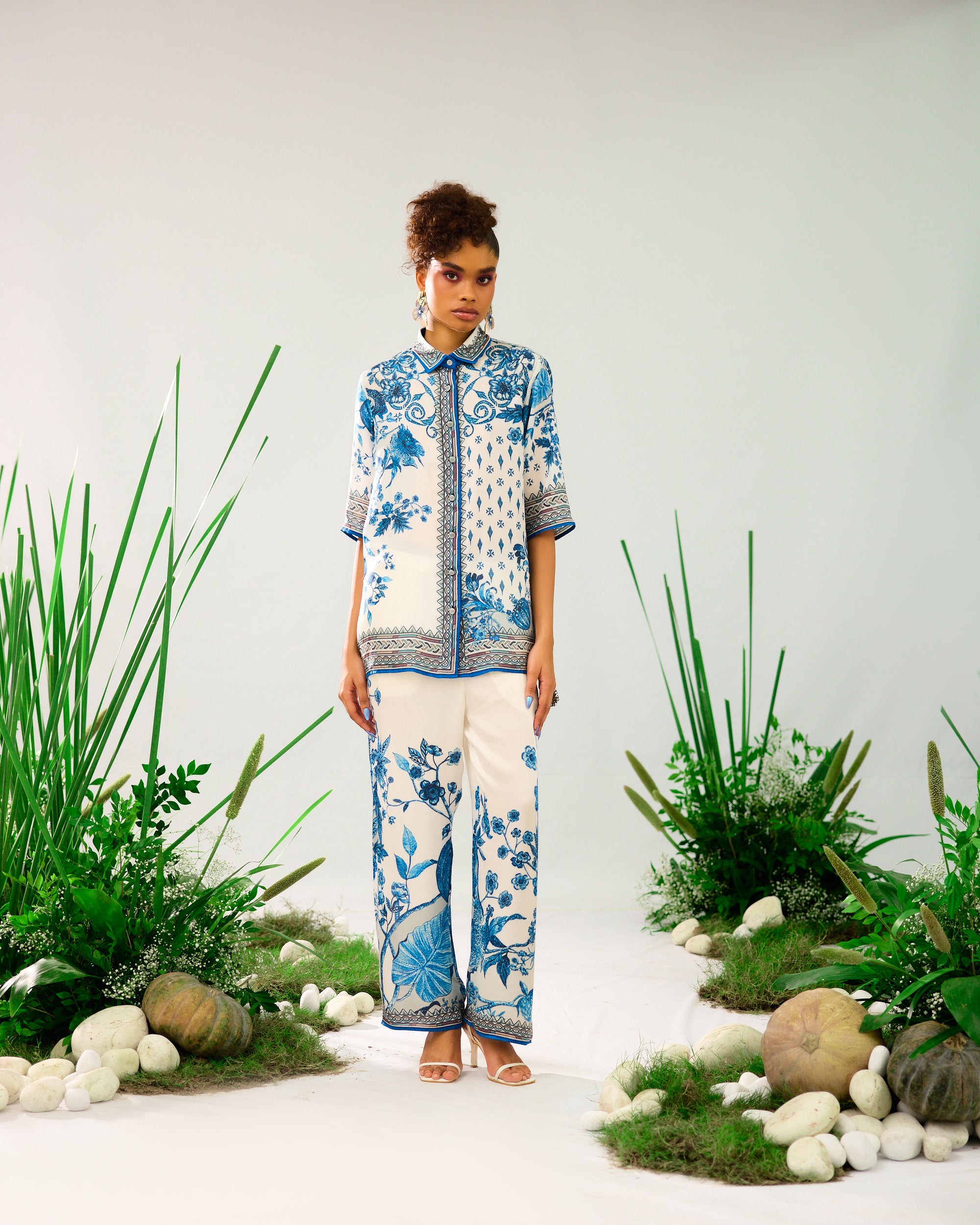 Florence : Maizah - Blue/White