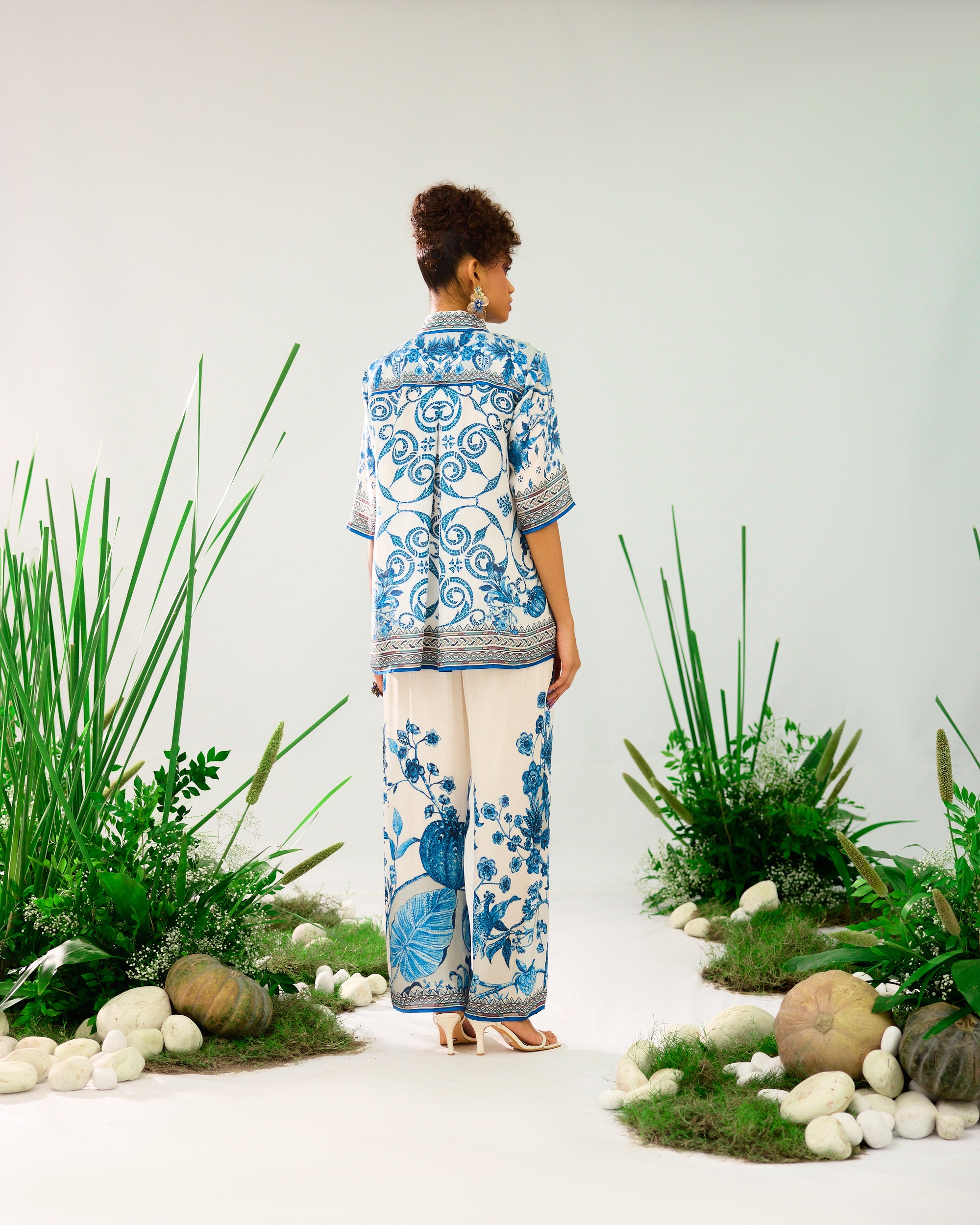 Florence : Maizah - Blue/White