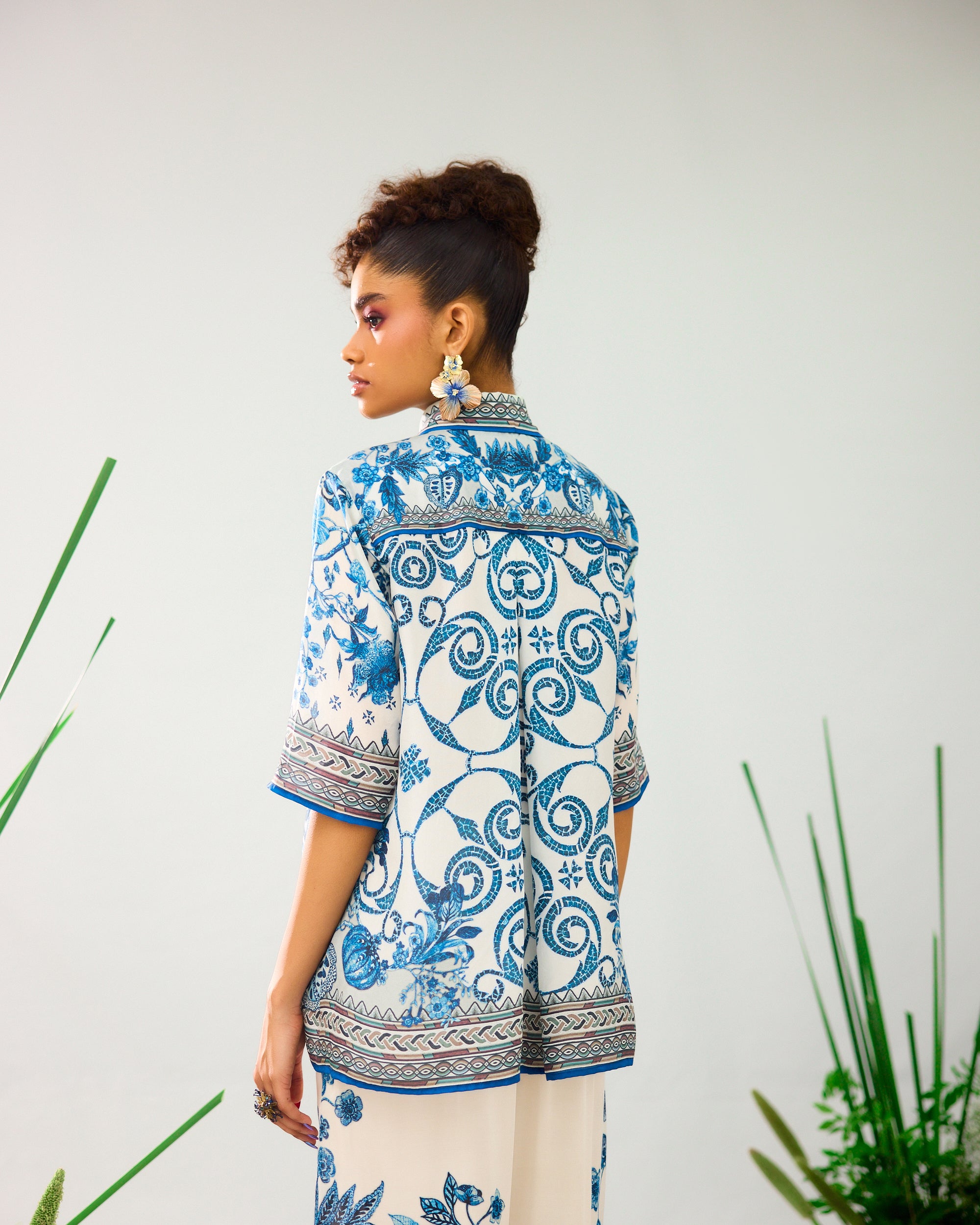 Florence : Maizah - Blue/White