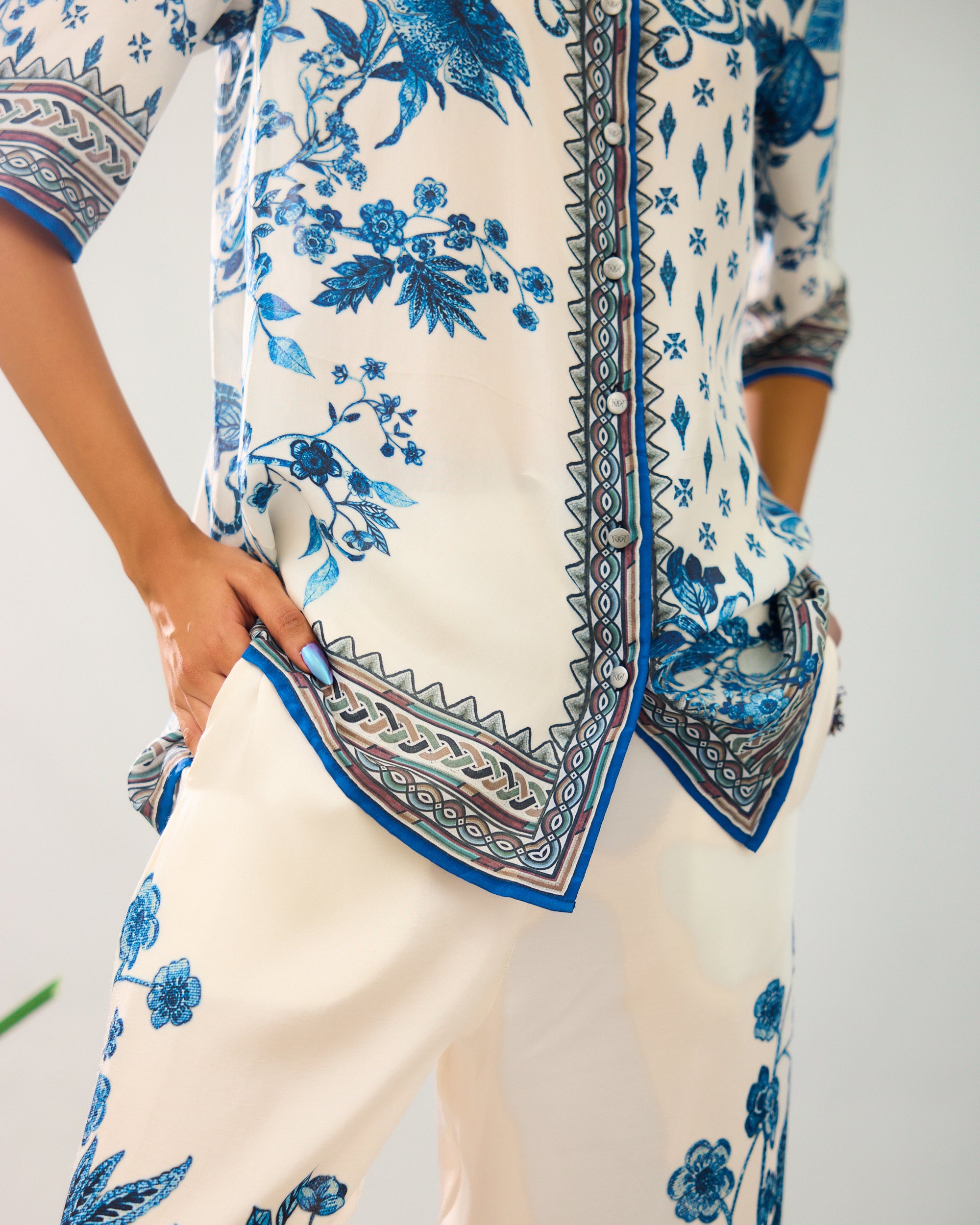 Florence : Maizah - Blue/White