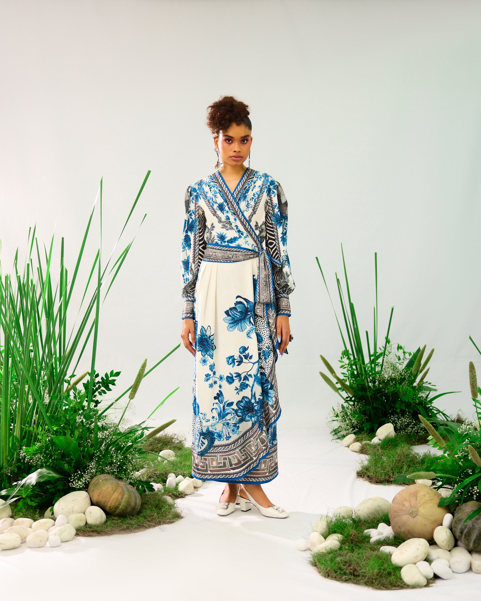 Florence : Udipti - Blue/White