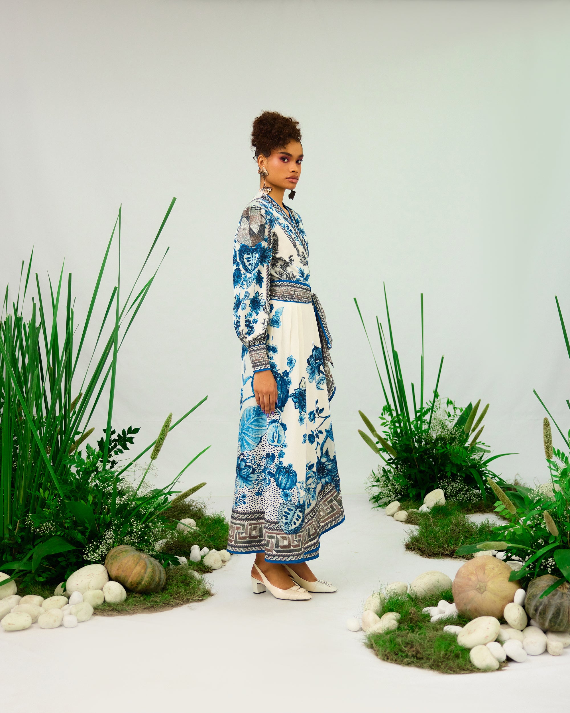 Florence : Udipti - Blue/White