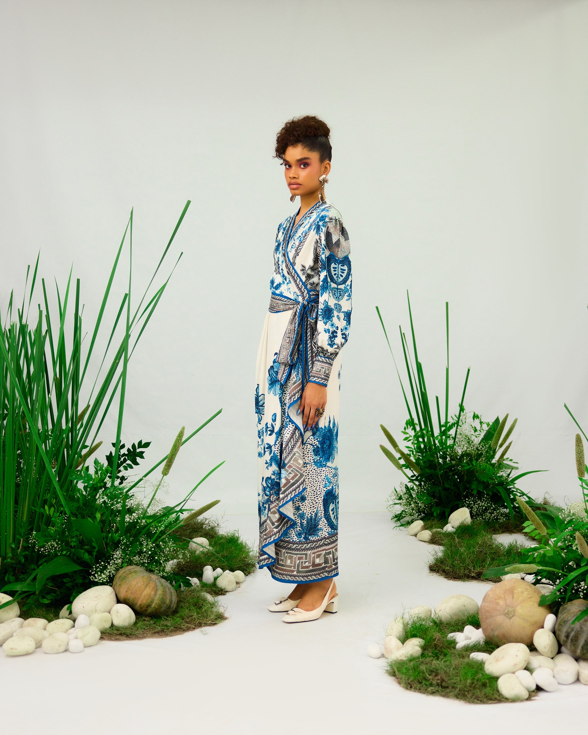 Florence : Udipti - Blue/White