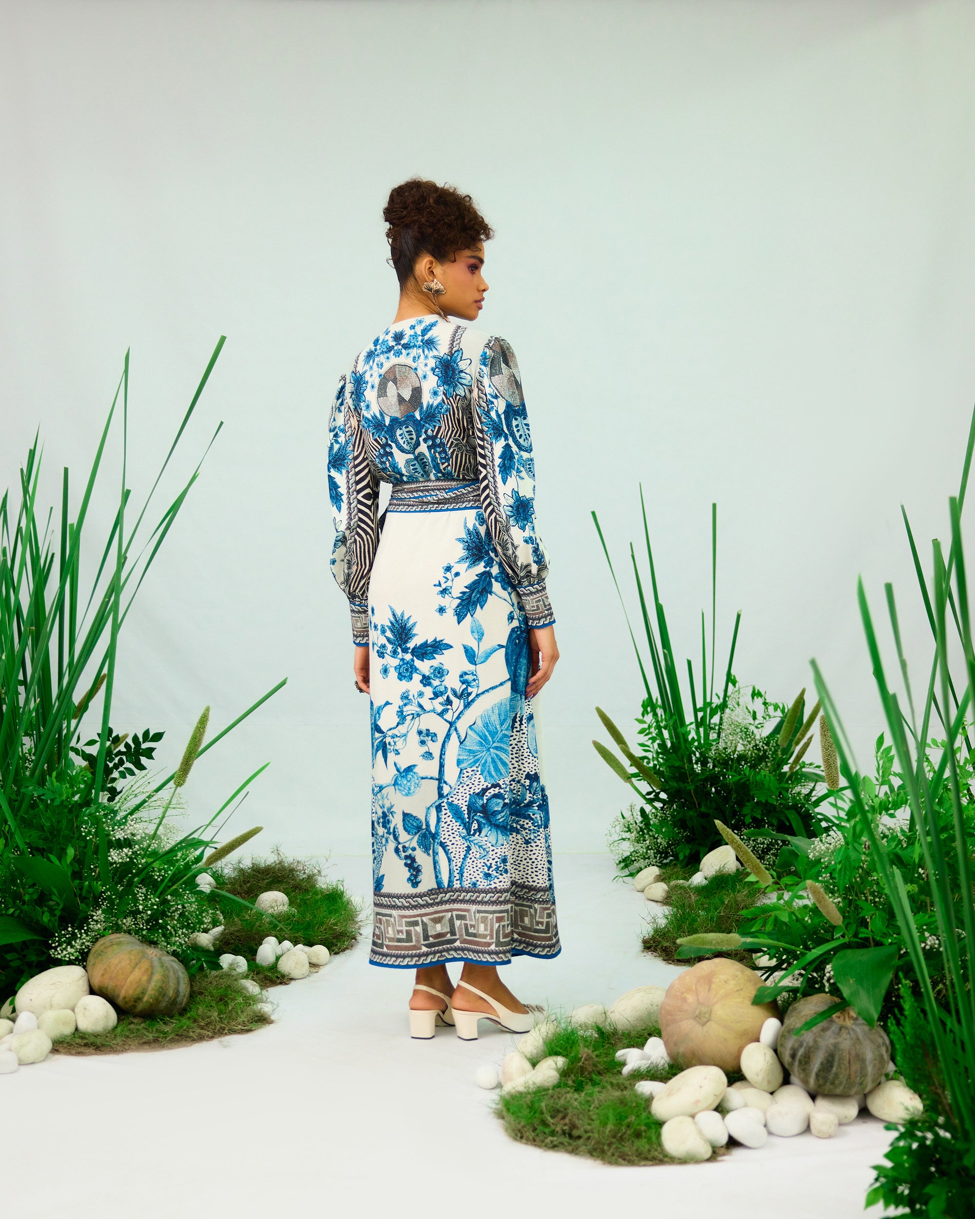 Florence : Udipti - Blue/White