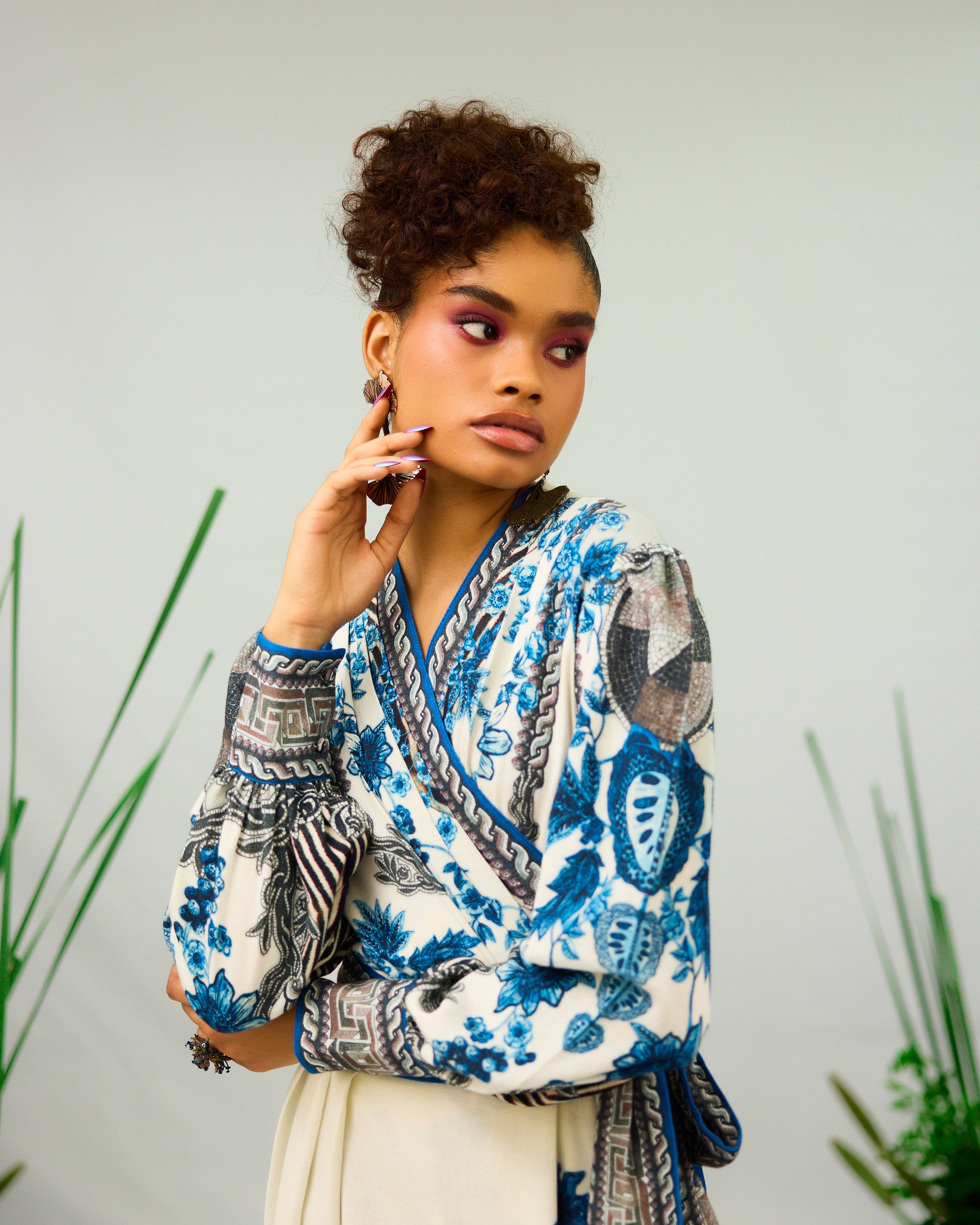Florence : Udipti - Blue/White