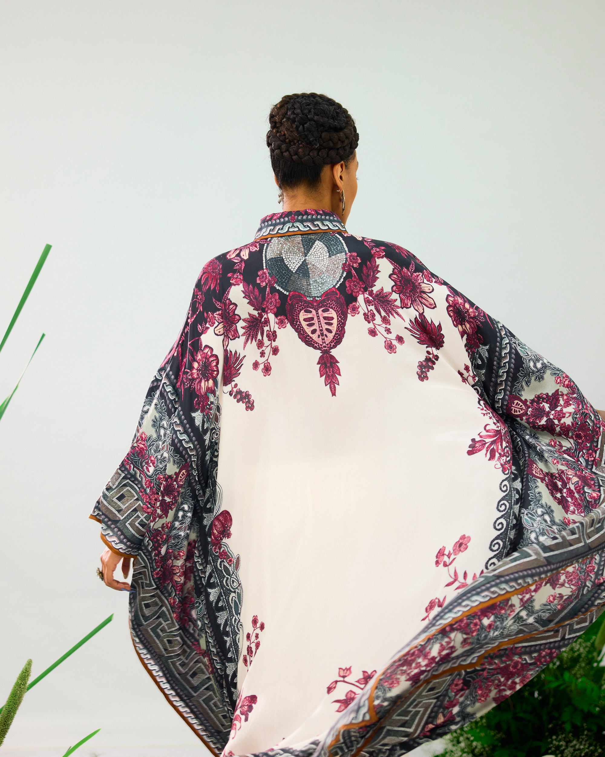 Florence : Sharifa - White/Raspberry
