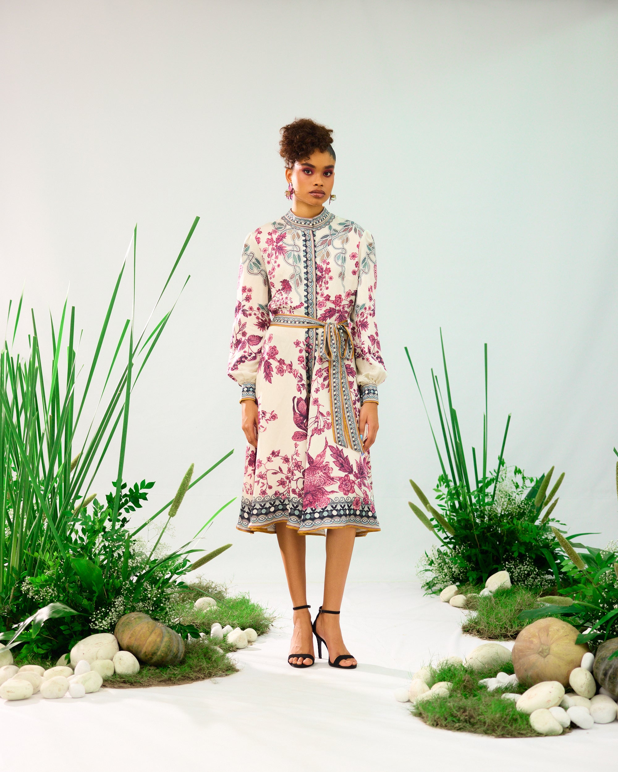 Florence : Reha - Ivory/Raspberry