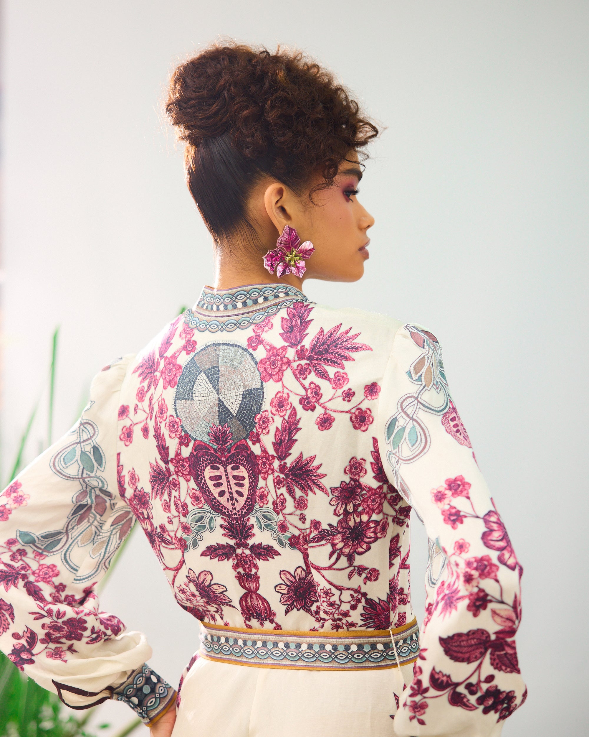 Florence : Reha - Ivory/Raspberry